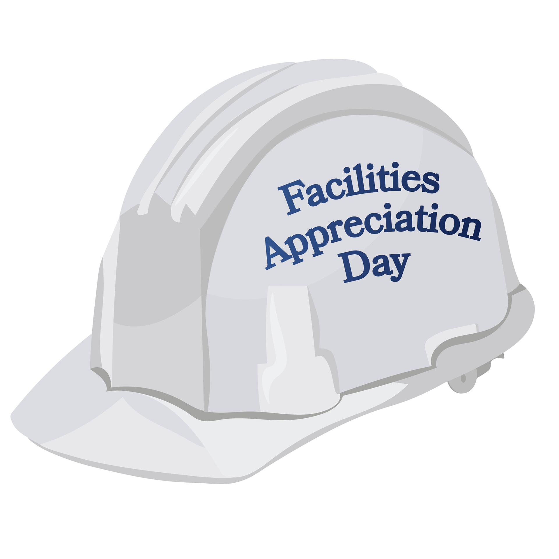 Facilities Appreciation Day Hard Hat Vector