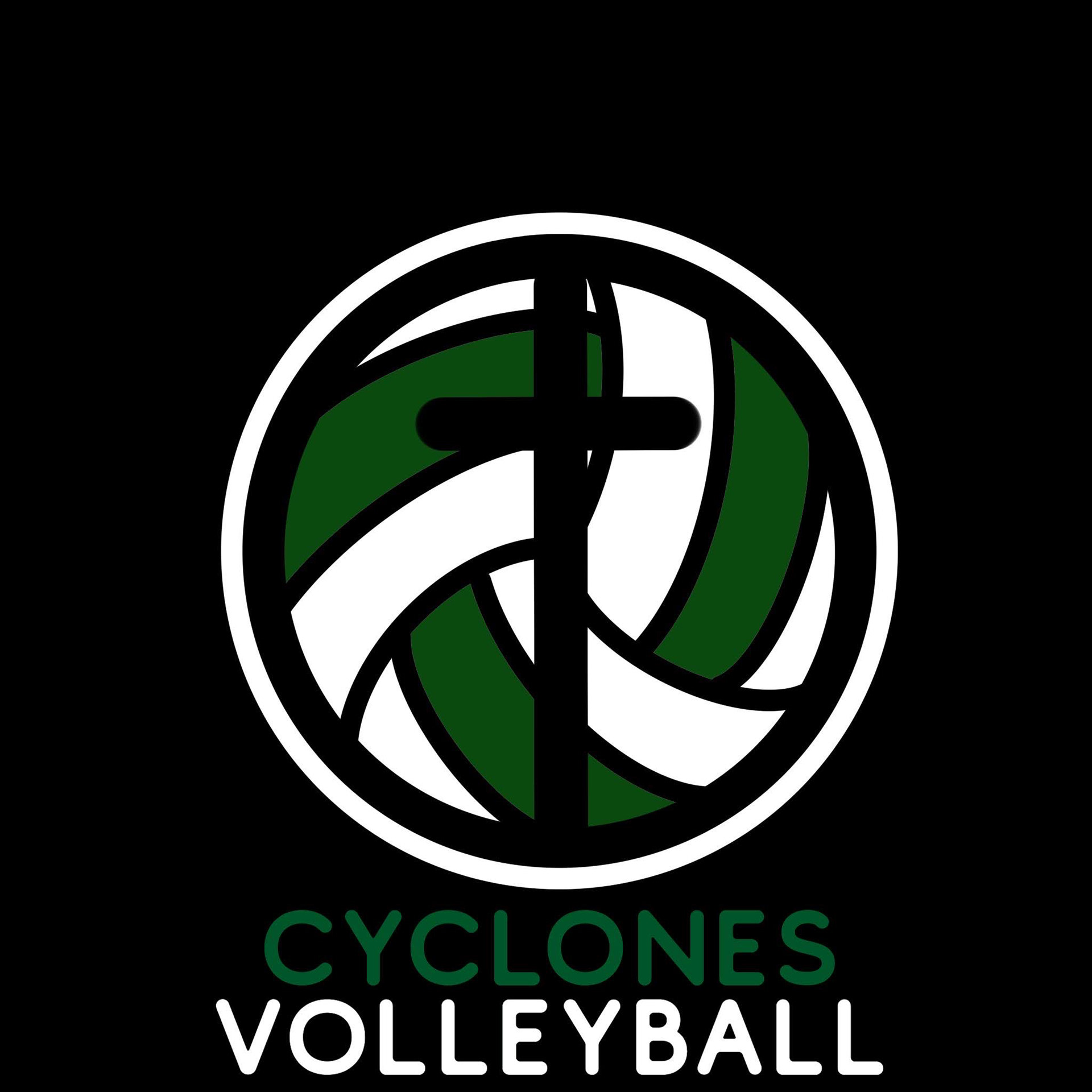 Cyclones Volleyball Tee Design