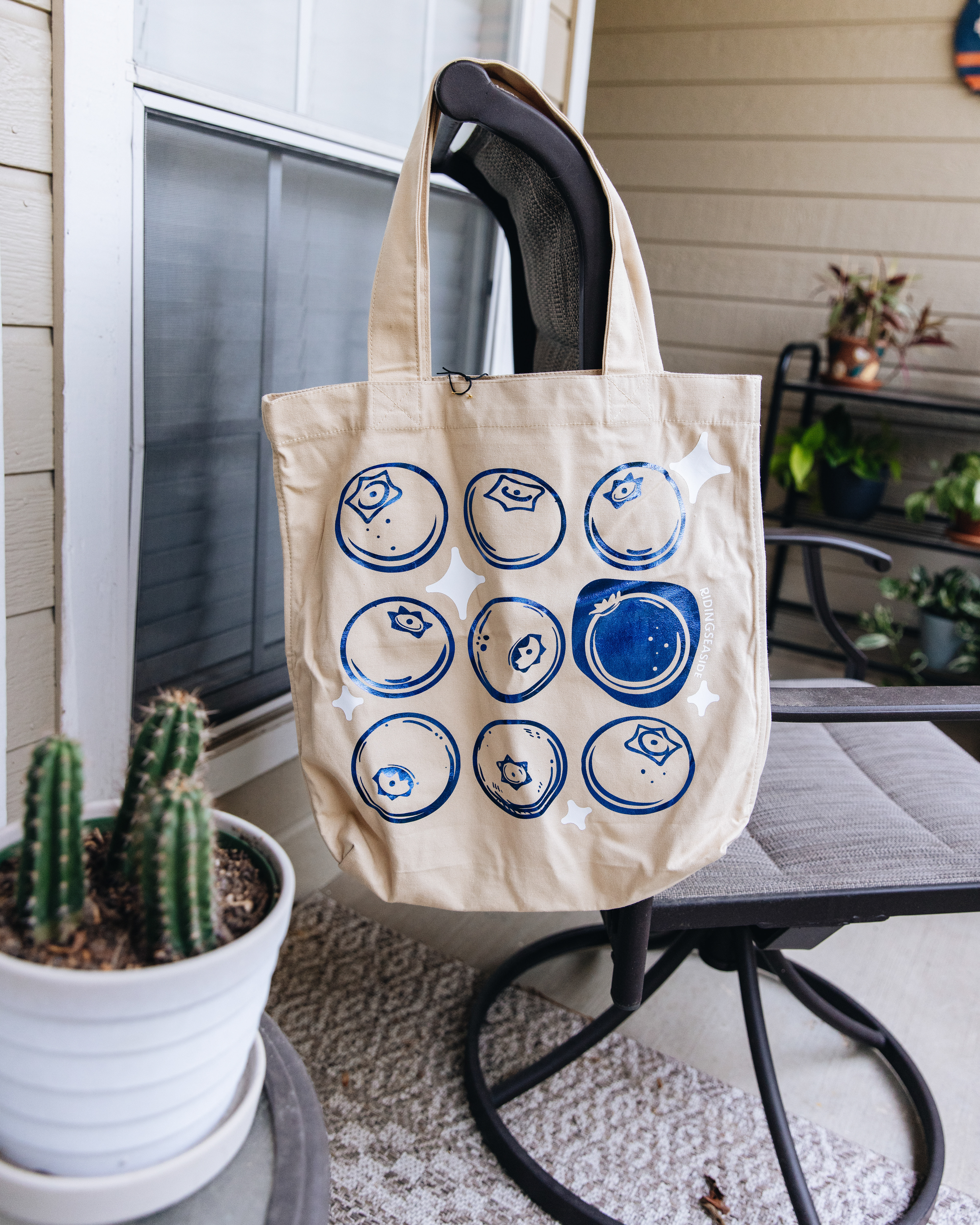 Blueberry Tote Bag