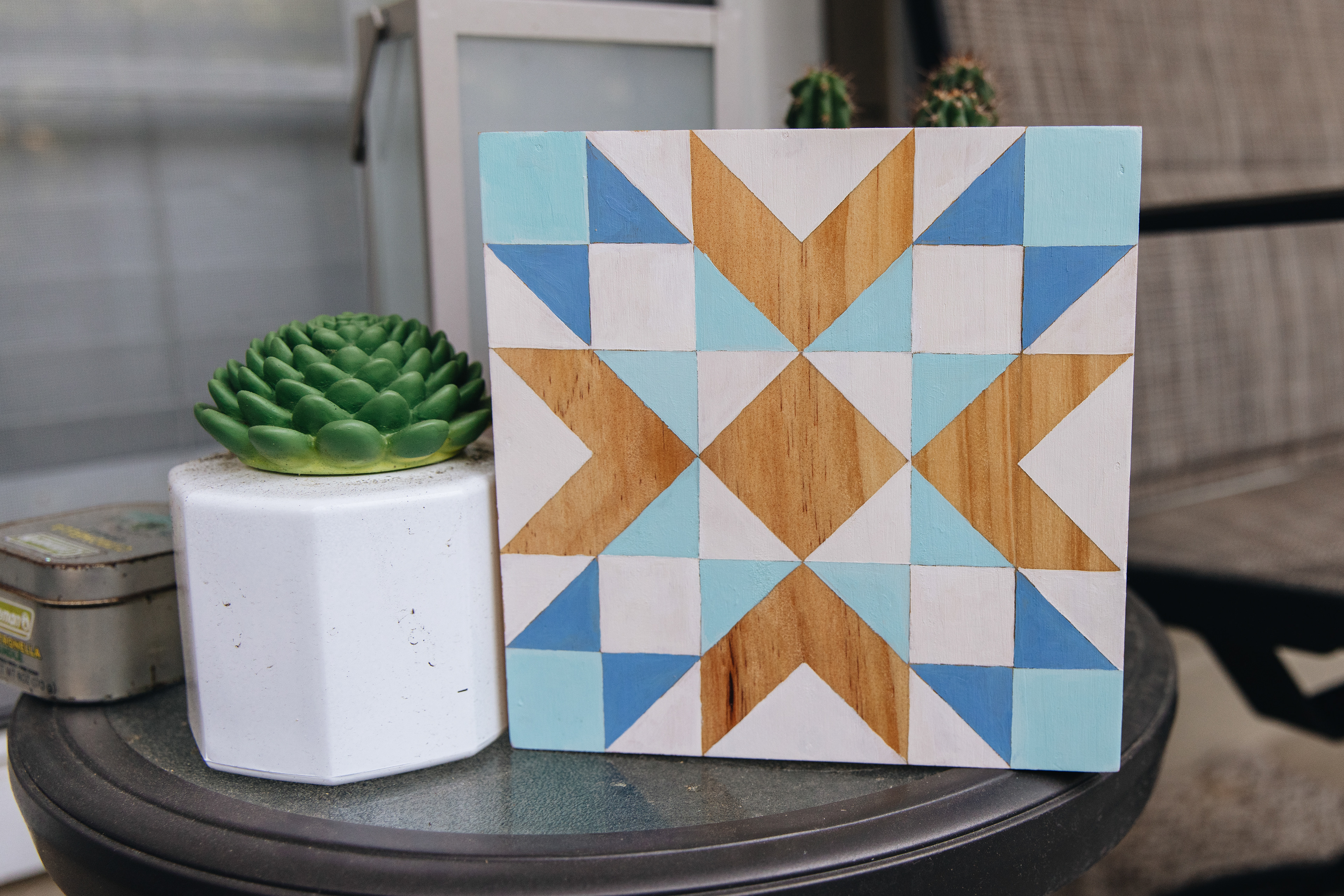 Hand-Painted Barn Quilt