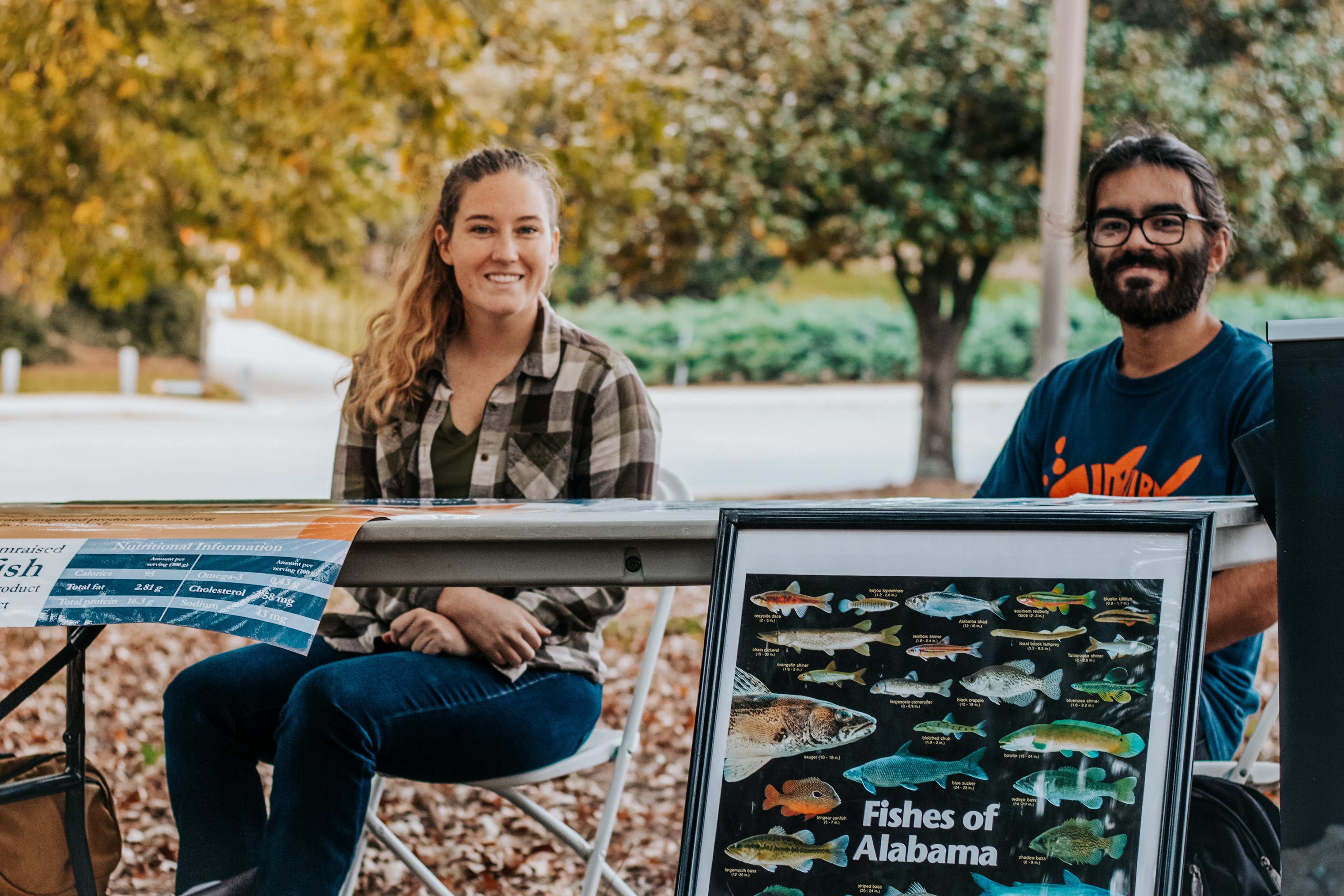 Fisheries students on Comer Lawn