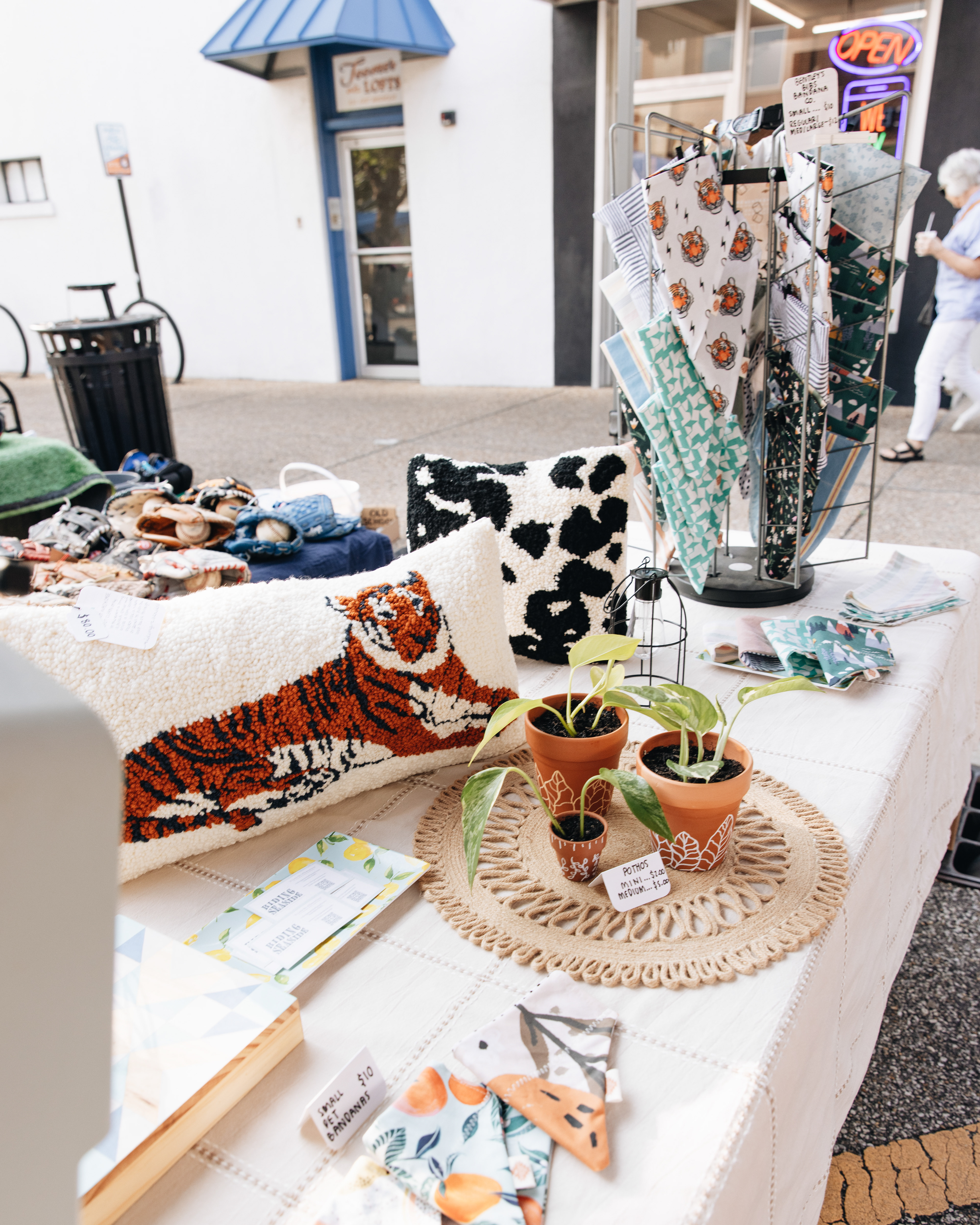 Summernight Art Walk Booth