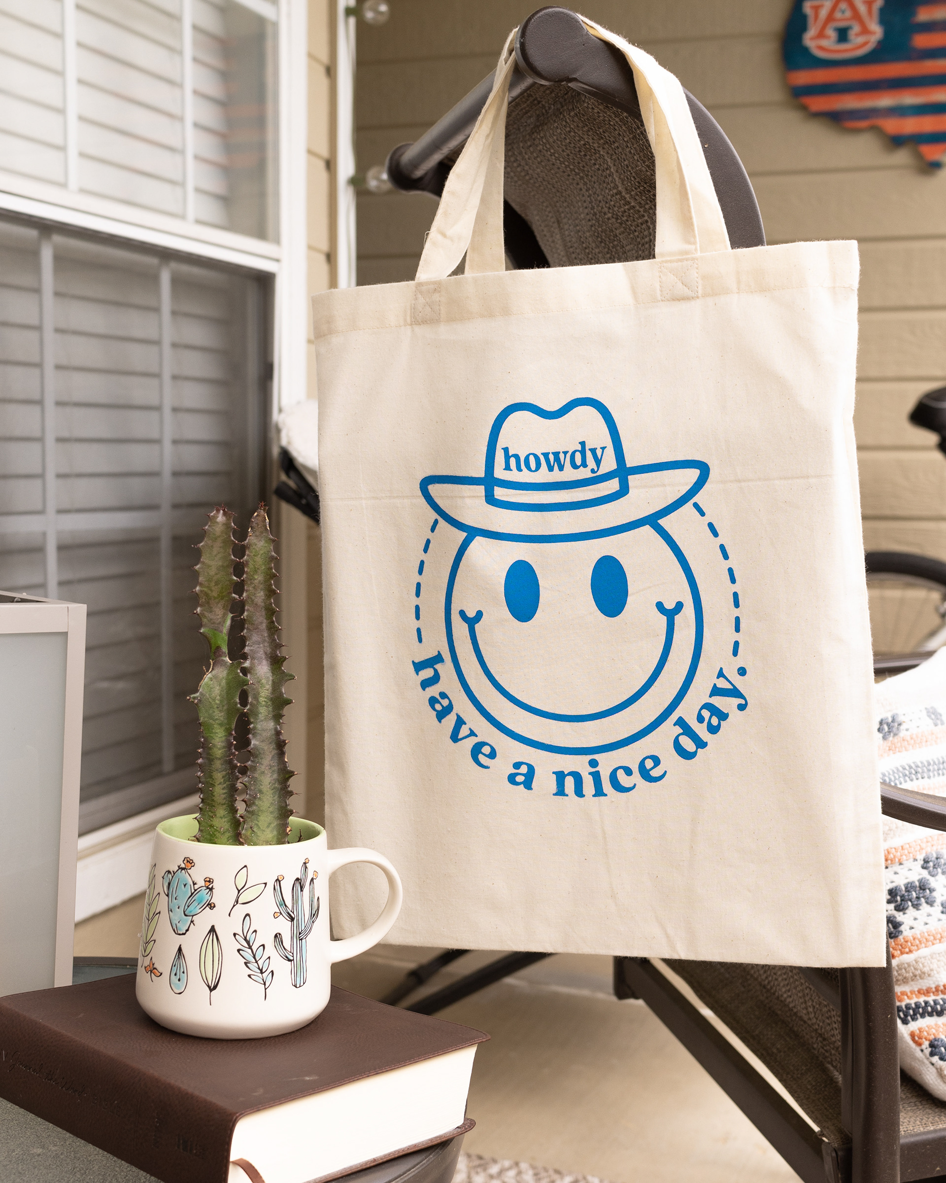 Howdy - Design and Screenprint Tote Bag