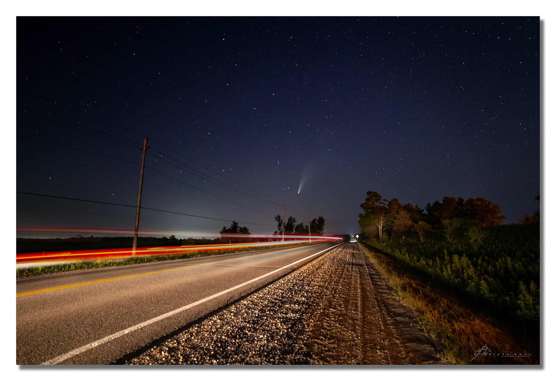 Siting of C/2020 F3 (NEOWISE) comet