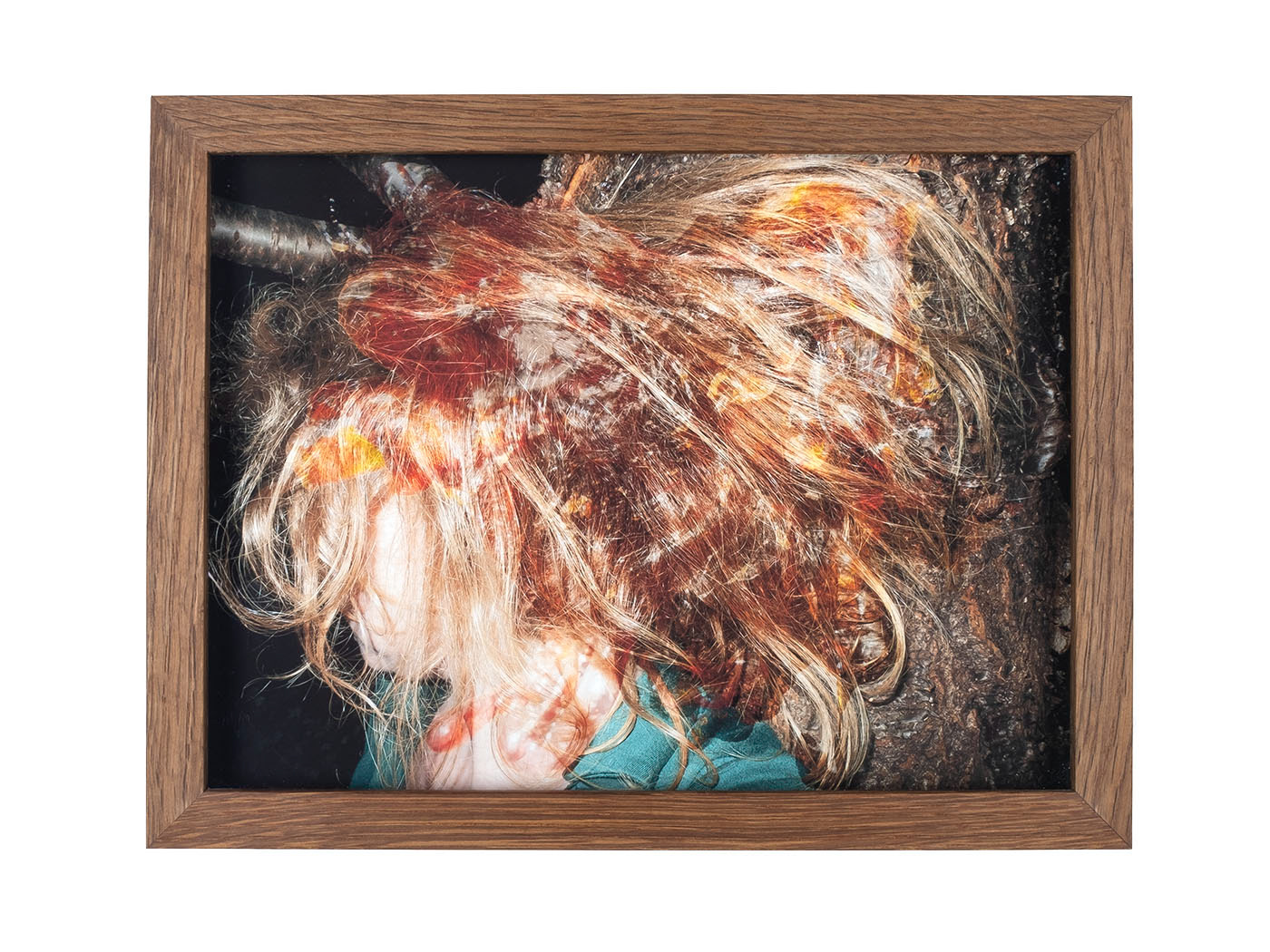Lene Bach-Lauritsen Photography - Selvportræt Ravhjerte #1 / Self Portrait Amber Heart #1 (2018). Pigment on print, Museum. 31 x 23 cm. Edition of 5.