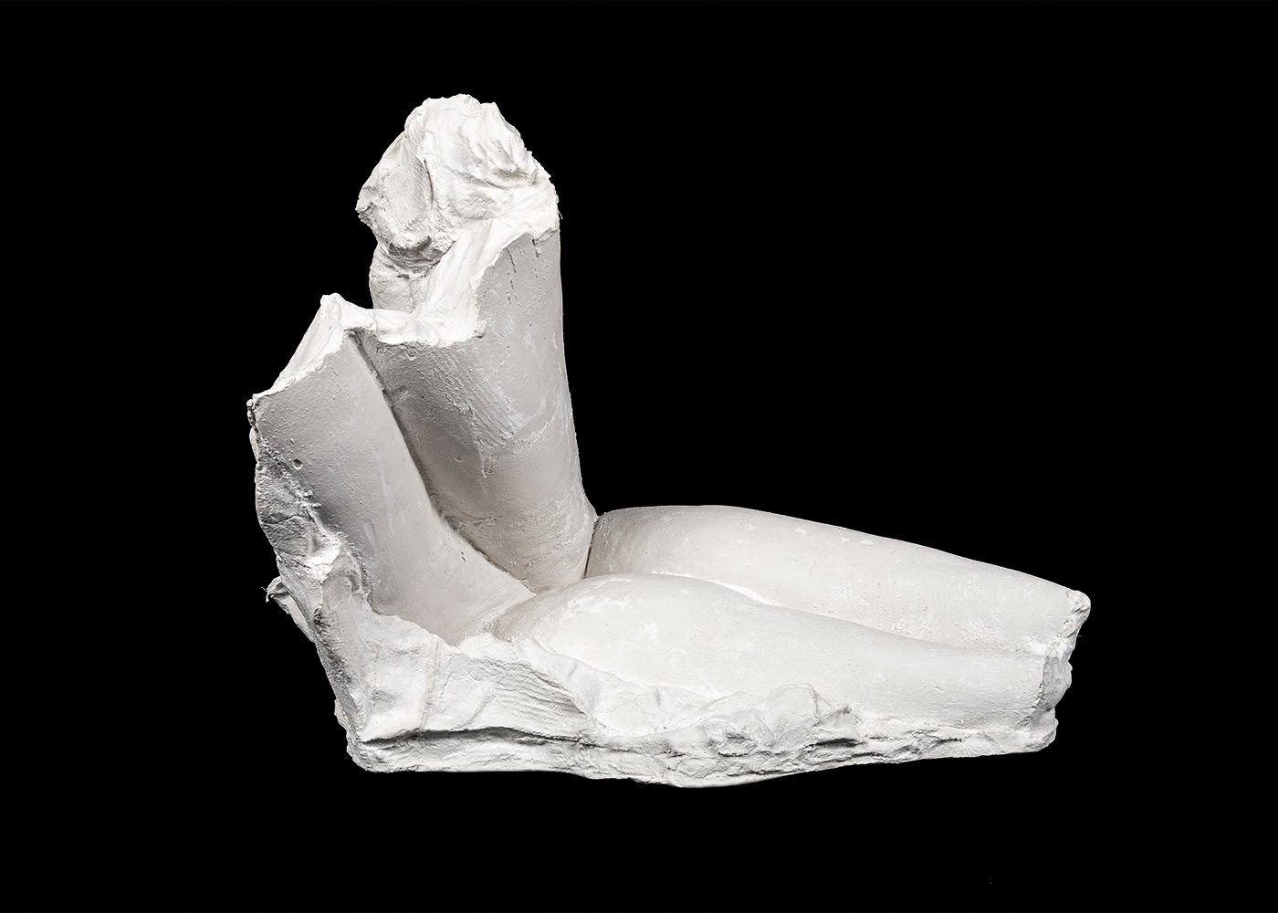 Rock Formation #11 (2019), plaster, 48 x 38 x 38 cm