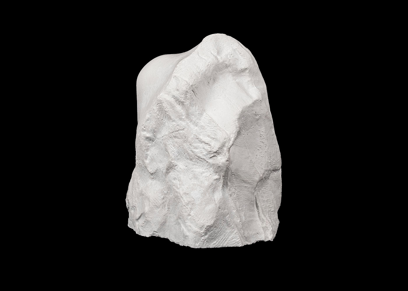 Rock Formation #01 (2019), plaster, 30 x 30 x 22 cm. (Sold)