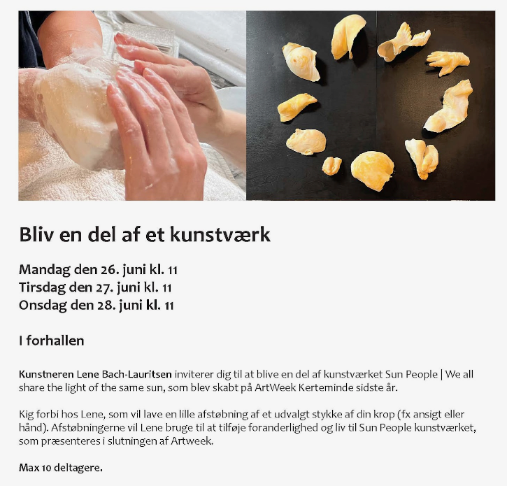 Bliv en del af kunstværket Sun People