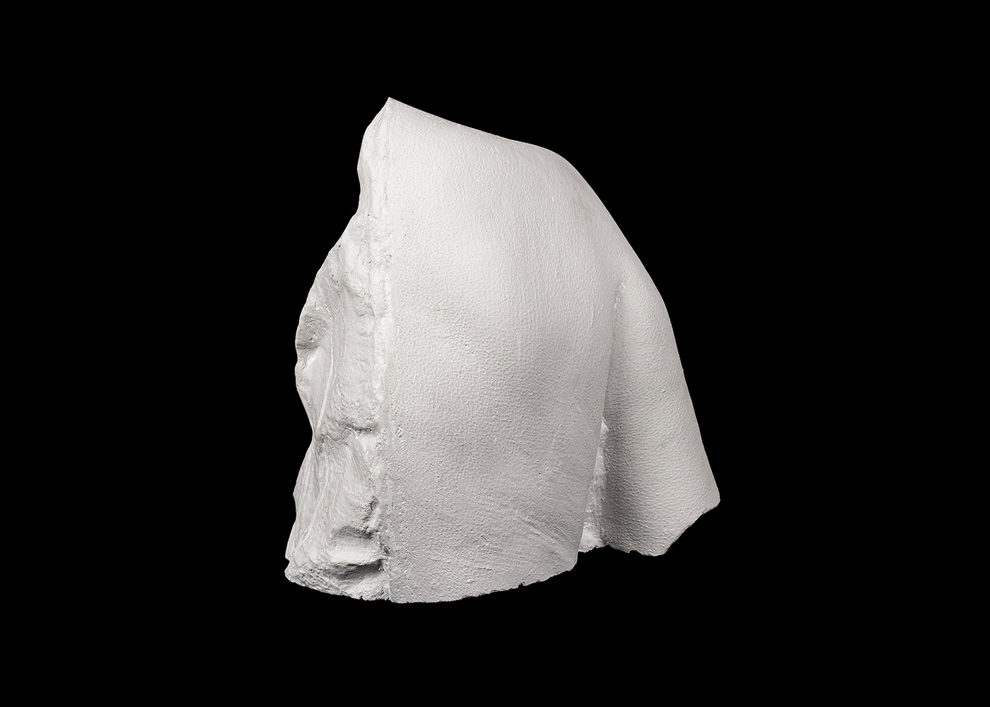 Rock Formation #01 (2019), plaster, 30 x 30 x 22 cm. (Sold)