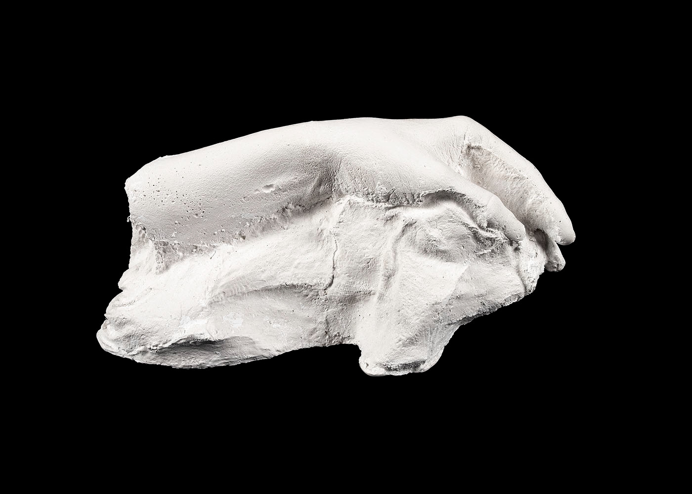 Rock Formation #10 (2019), plaster, 27 x 13 x 12 cm