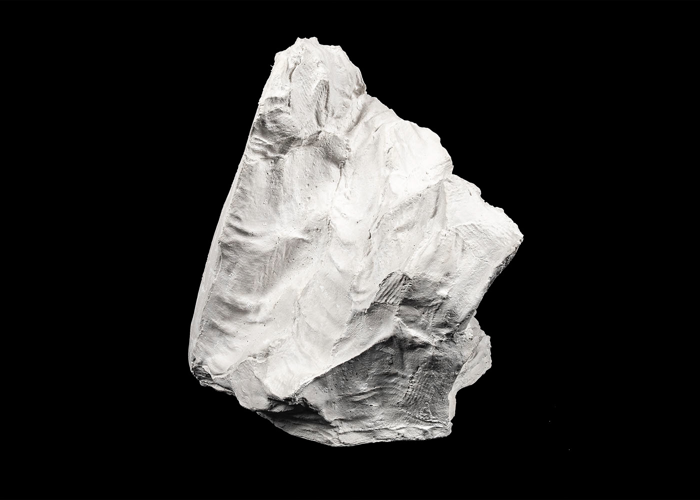 Rock Formation #11 (2019), plaster, 48 x 38 x 38 cm