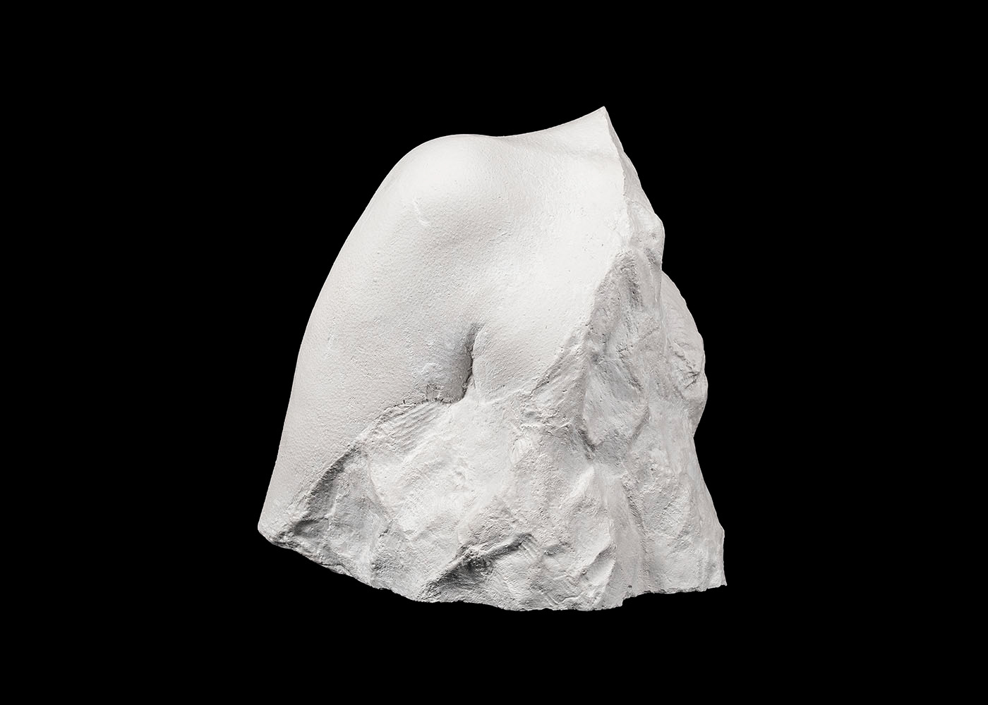 Rock Formation #01 (2019), plaster, 30 x 30 x 22 cm. (Sold)
