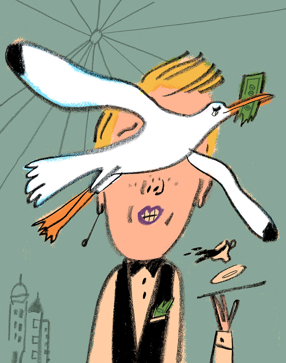 One-page for PAM, unfair wages in the service sector