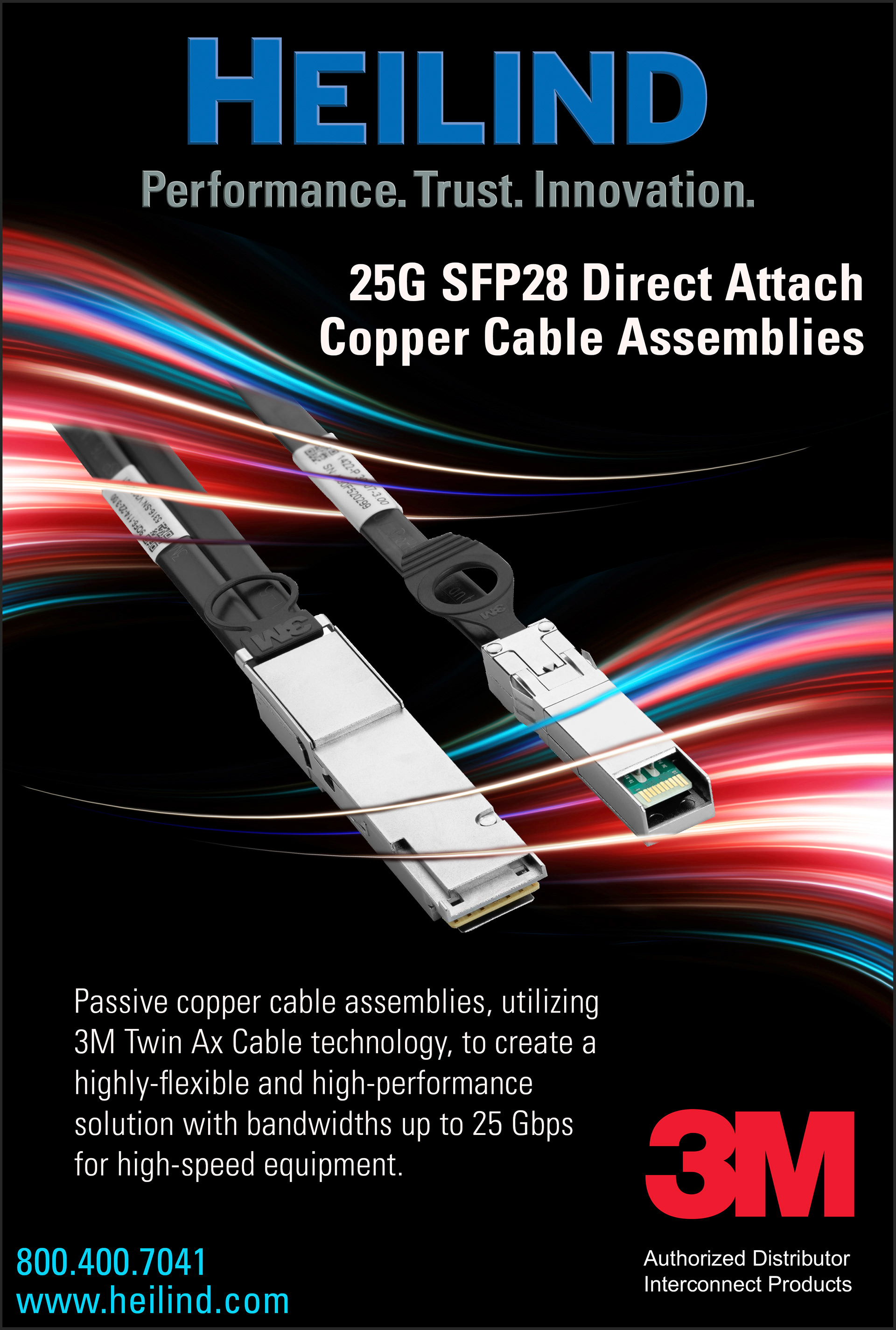 3M/Heilind ad for Wire Harness News 09/18