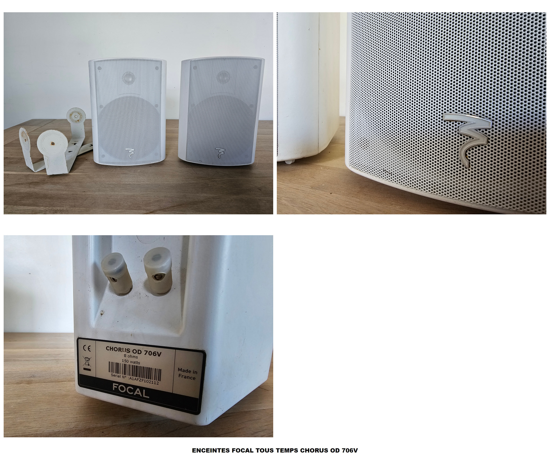 Enceintes d'extérieur Focal 160€