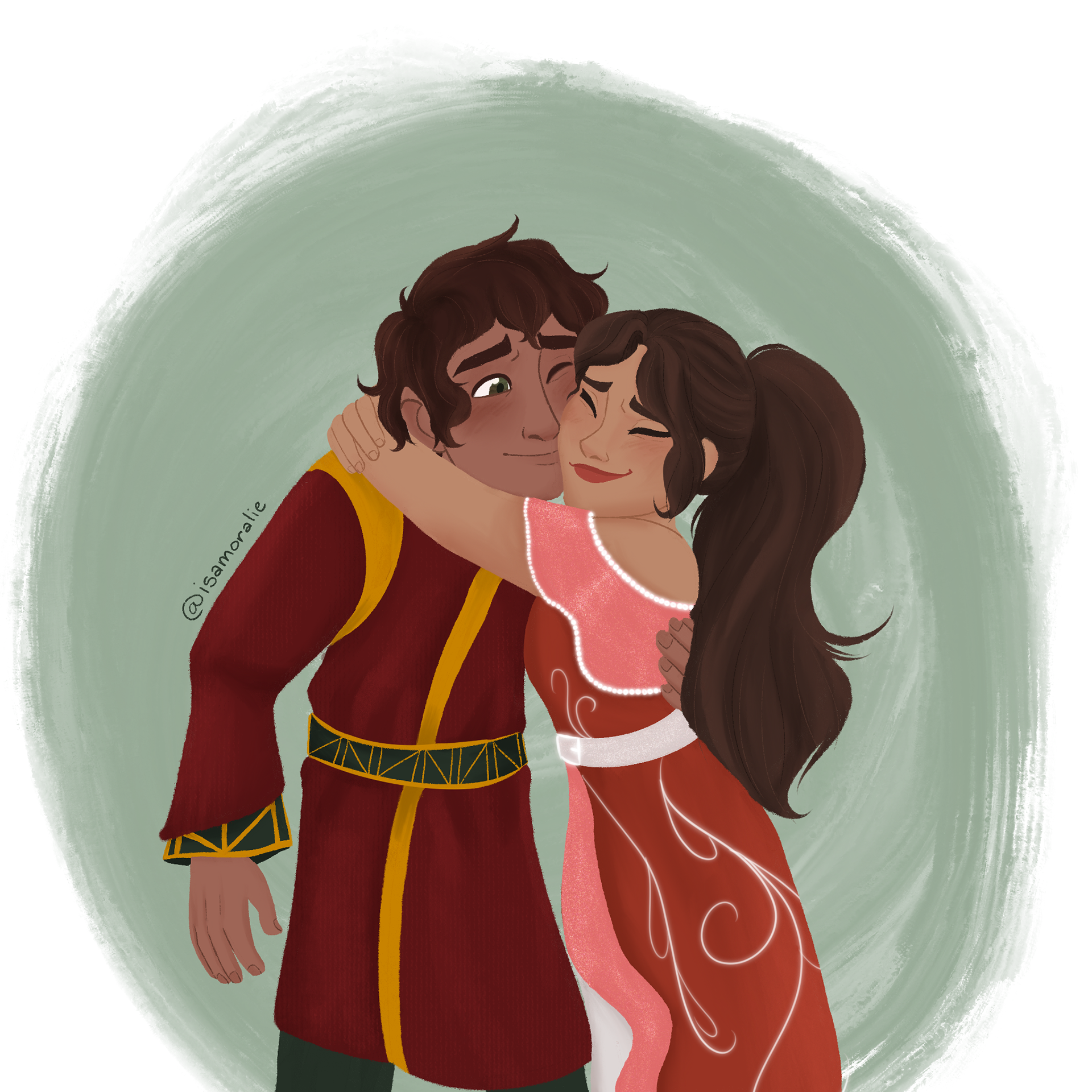 "Elena & Mateo Hug" -Elena of Avalor