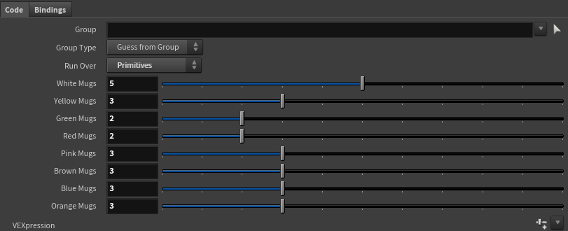 Controller for the amount of stamps per color