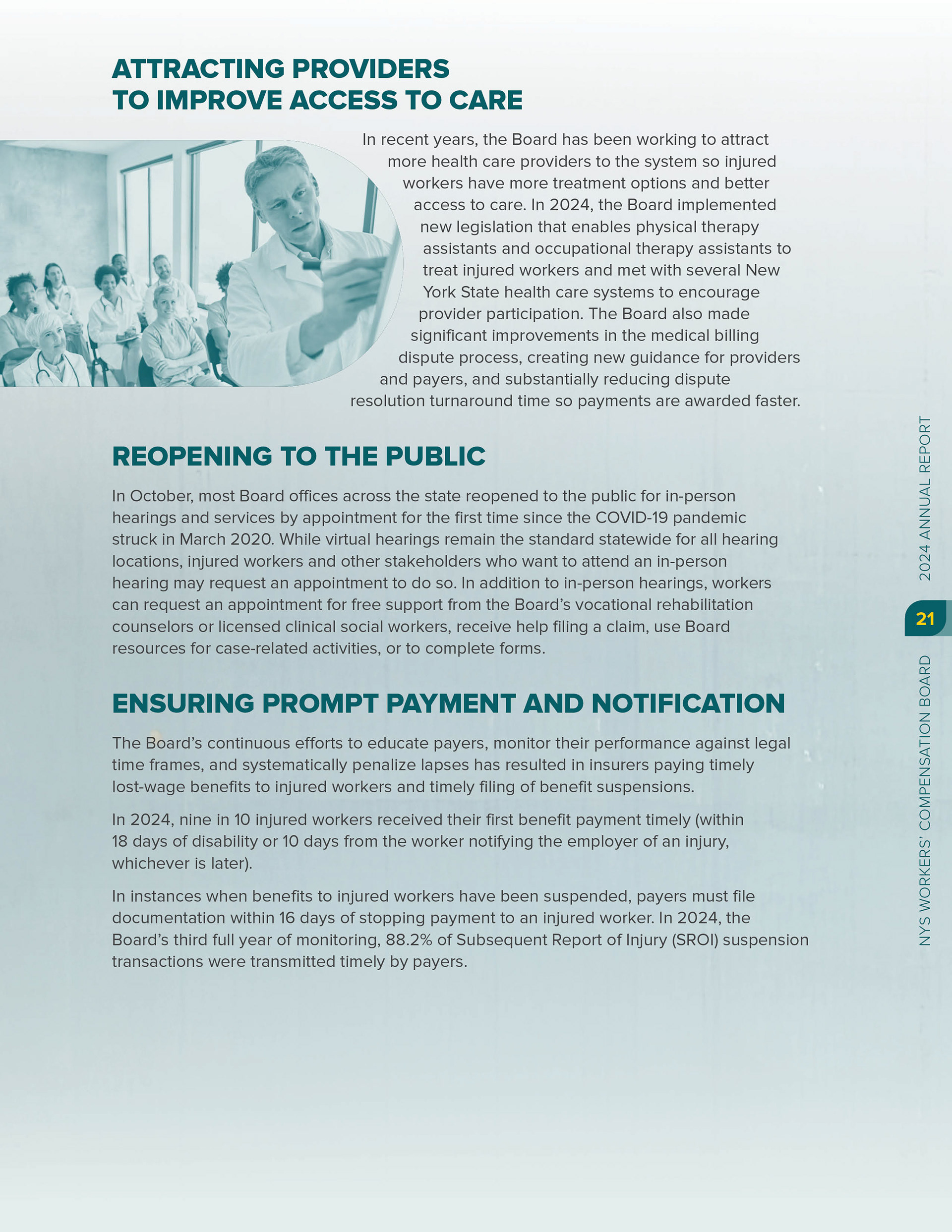 2024 Annual Report, single page spread