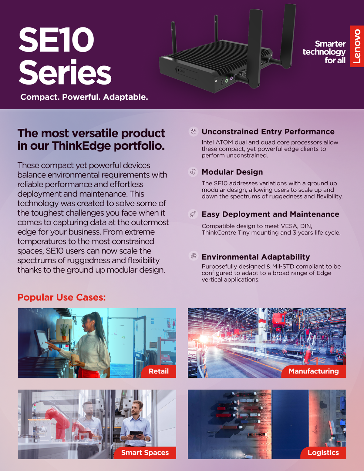 Data sheet for technical buyers
