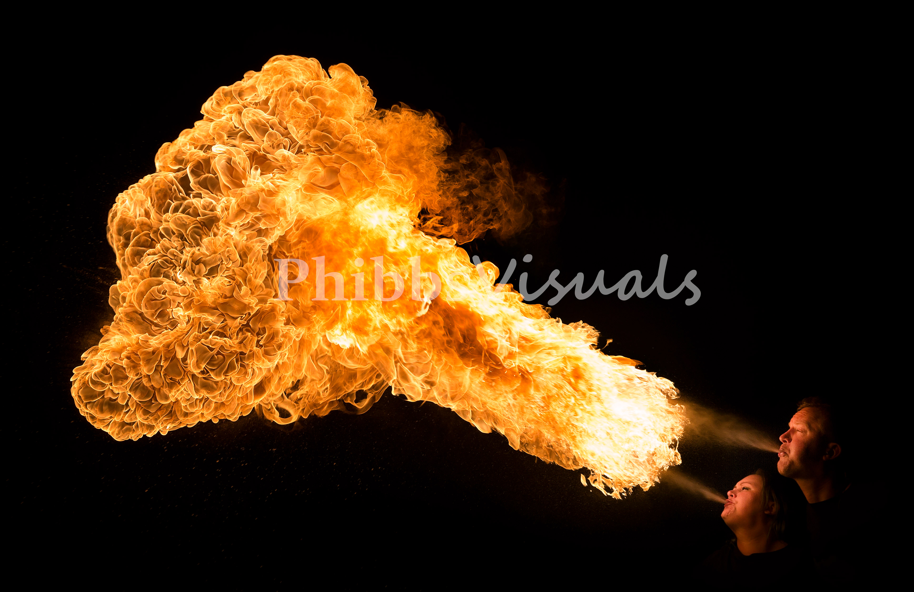 Fire breathing twins