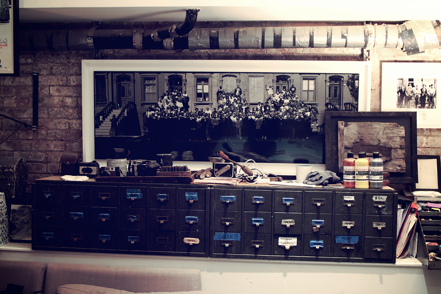 Atelier de JR à New York