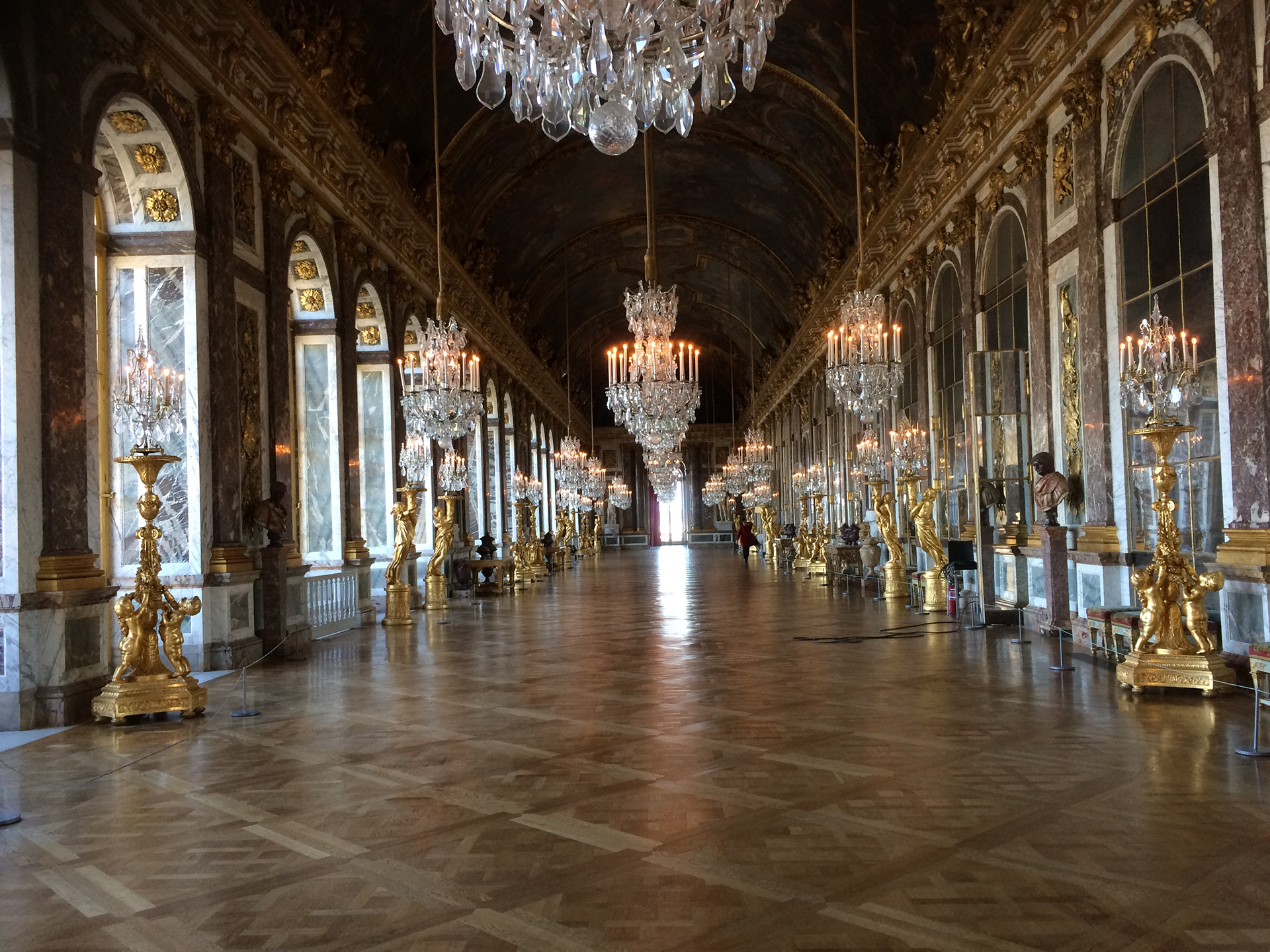 Tournage au chateau de Versailles