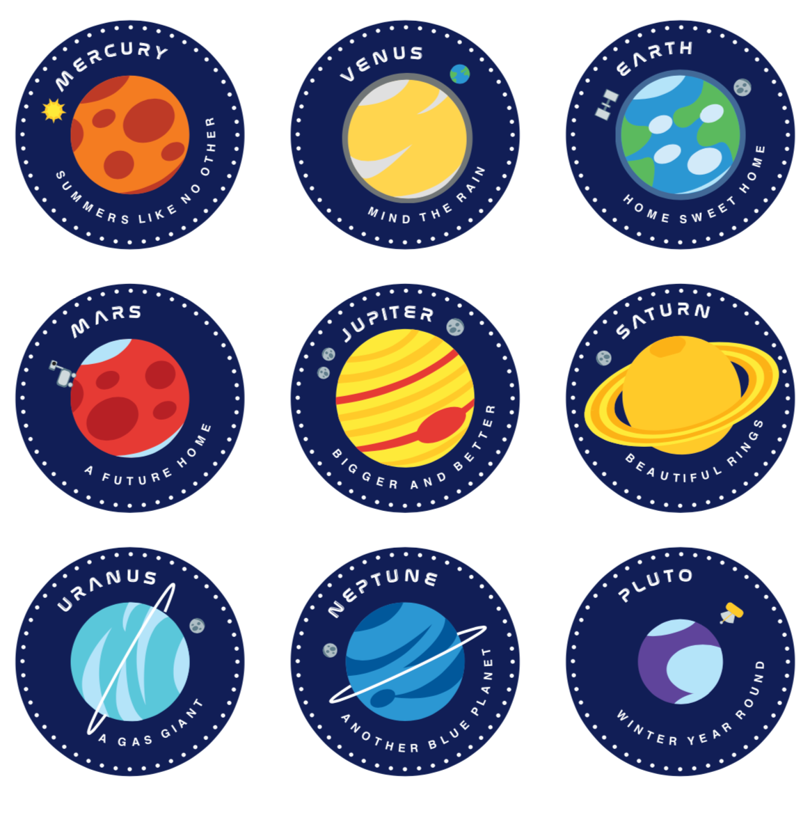 Badges, Adobe Illustrator, 2021