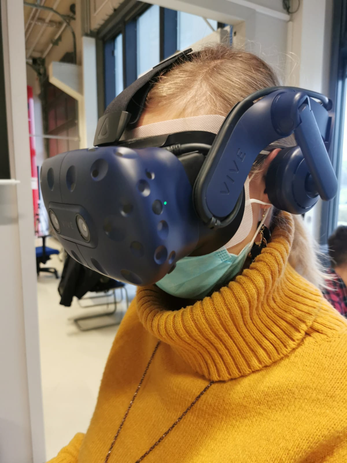 Usability testing in the VR lab at TH Ingolstadt