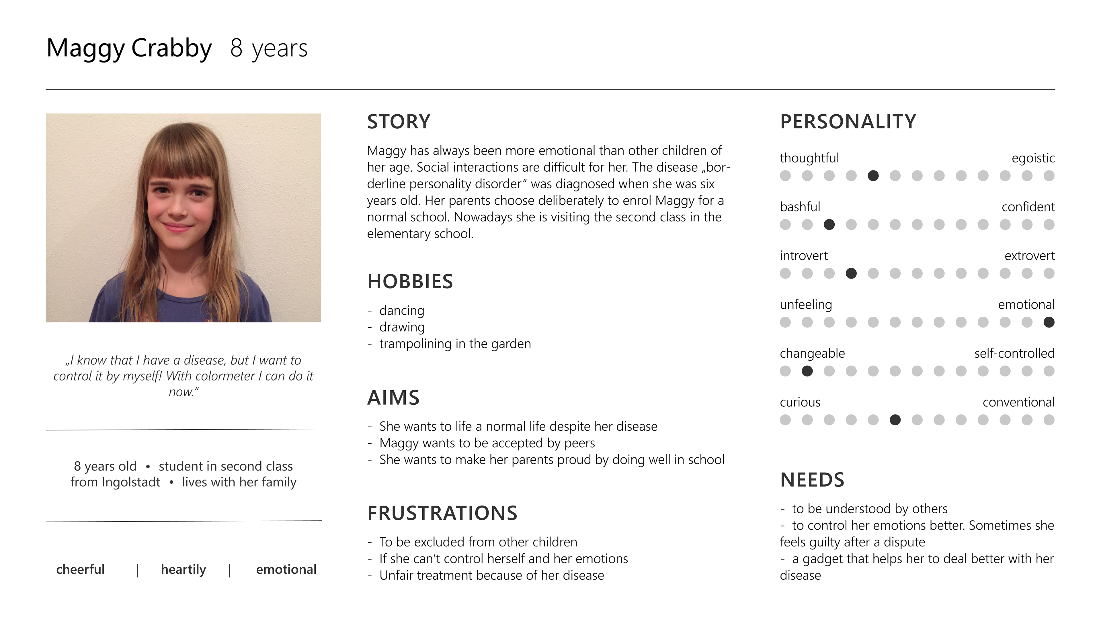 Persona Maggy Crabby