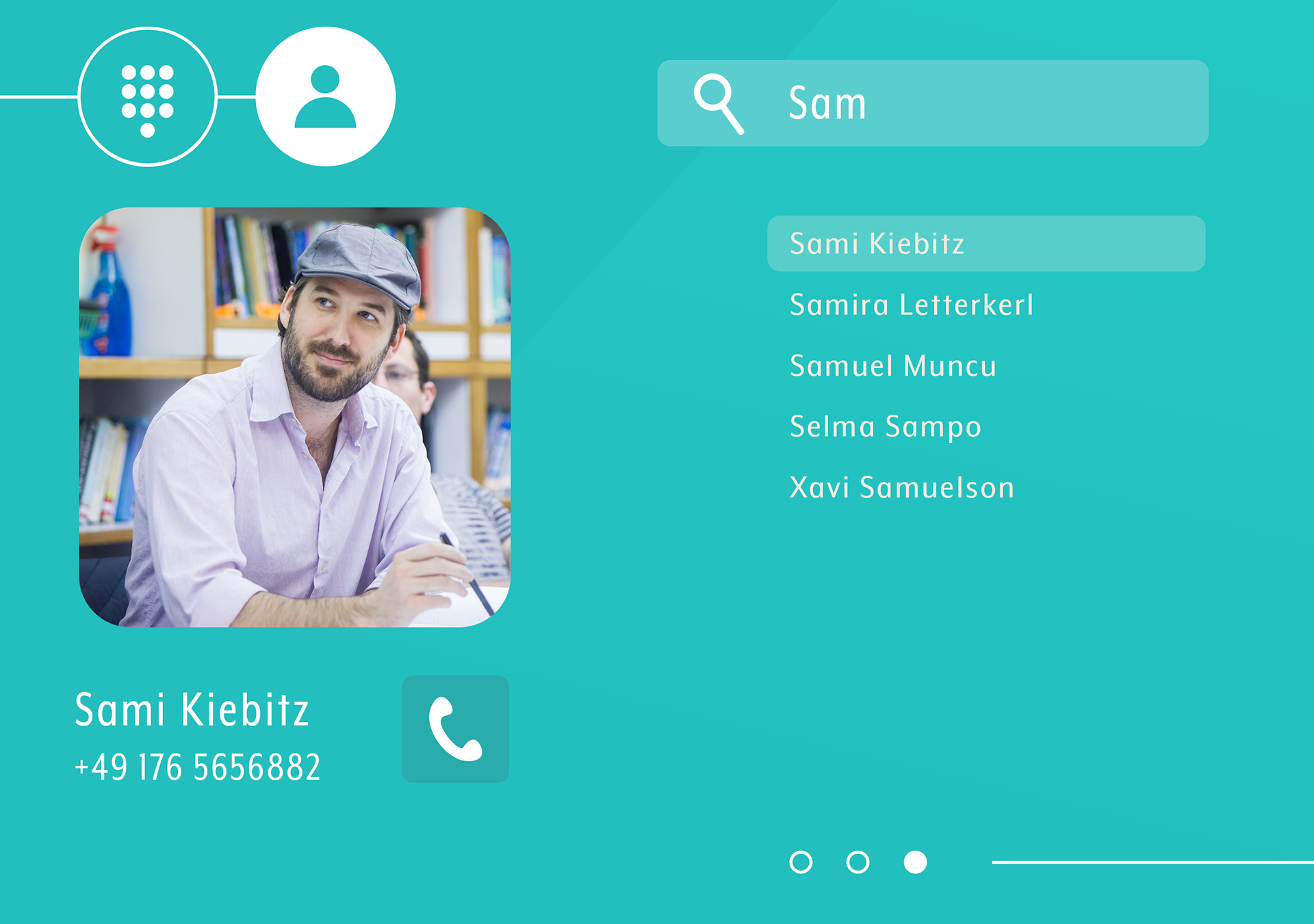 Phone (search contacts)