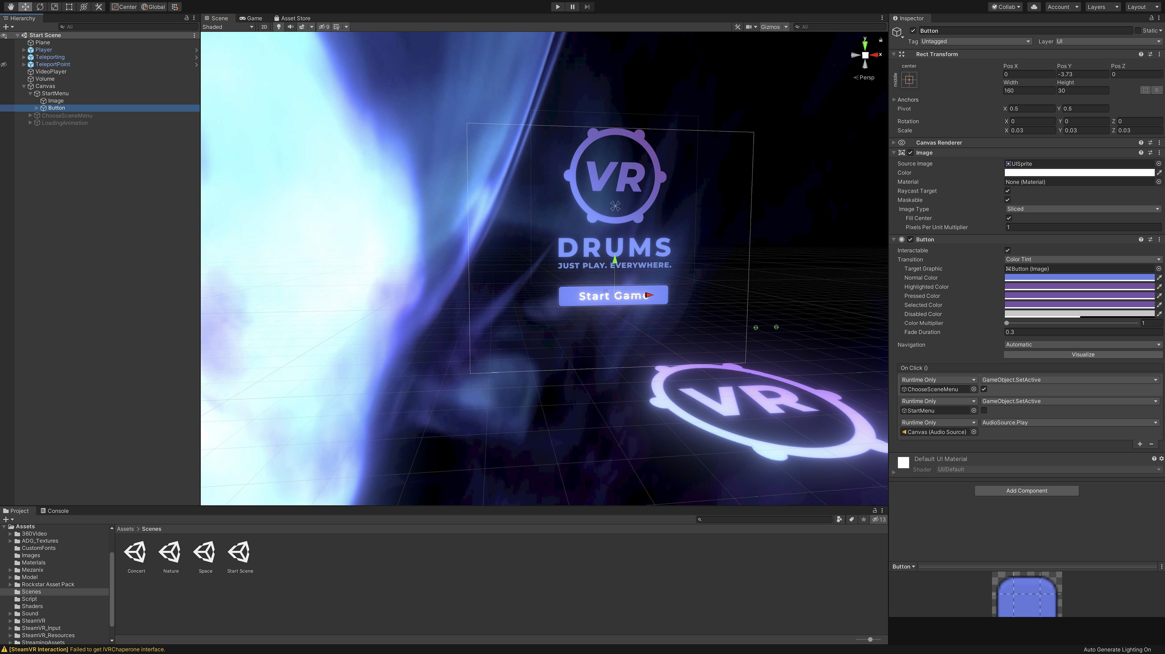 Implementation in Unity