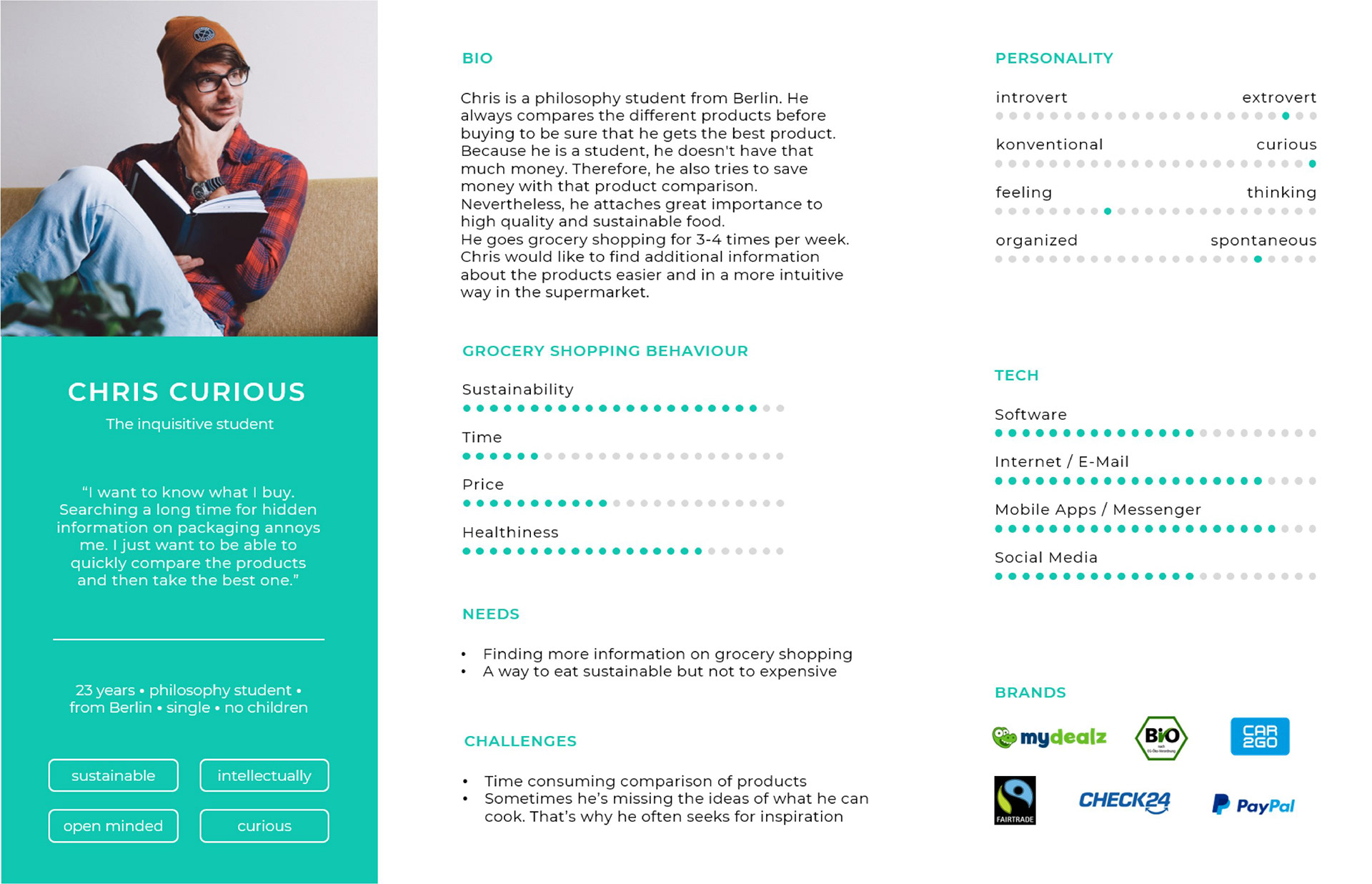 Persona Chris Curious