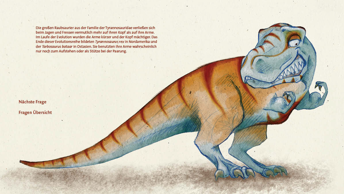 T-Rex lässt die Muskeln spielen