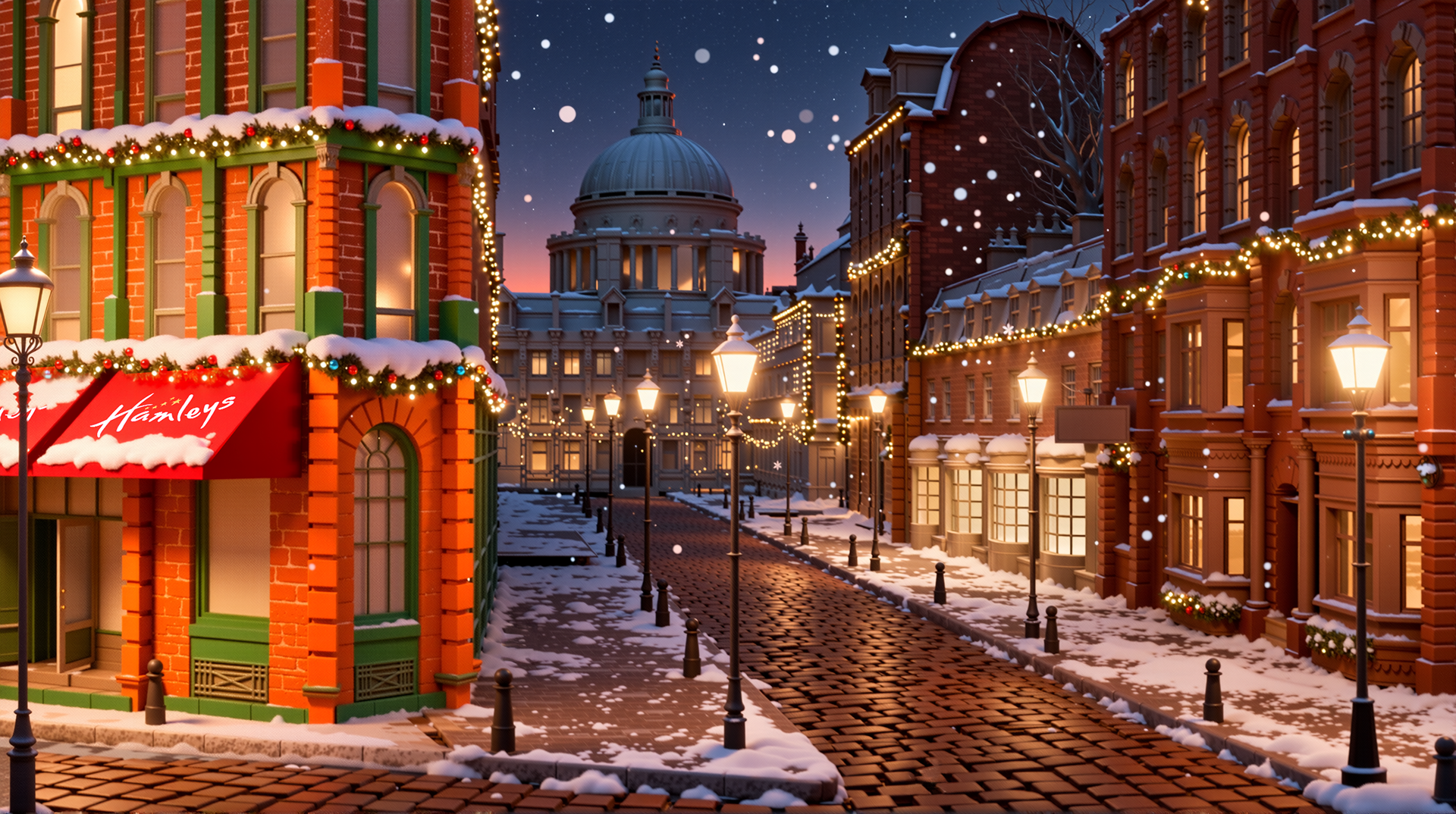 Ai image that needed cleaning. Green windows were replaced with white