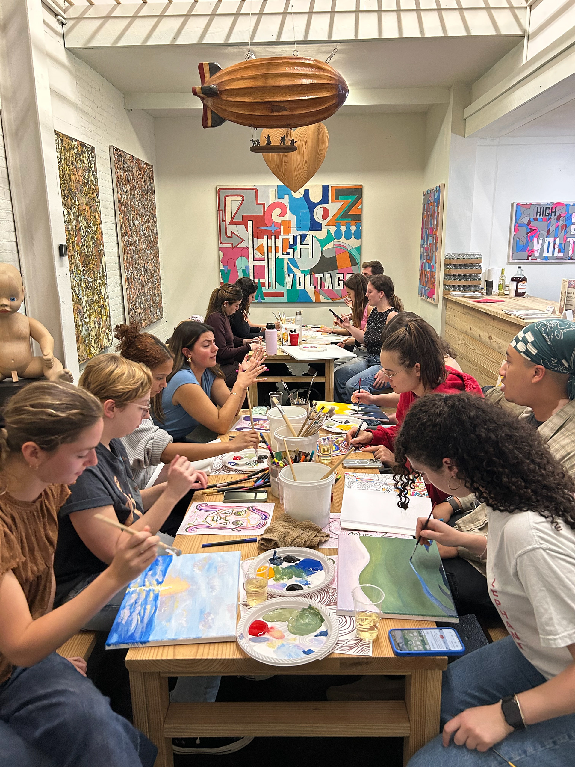 Color & Sip Workshop