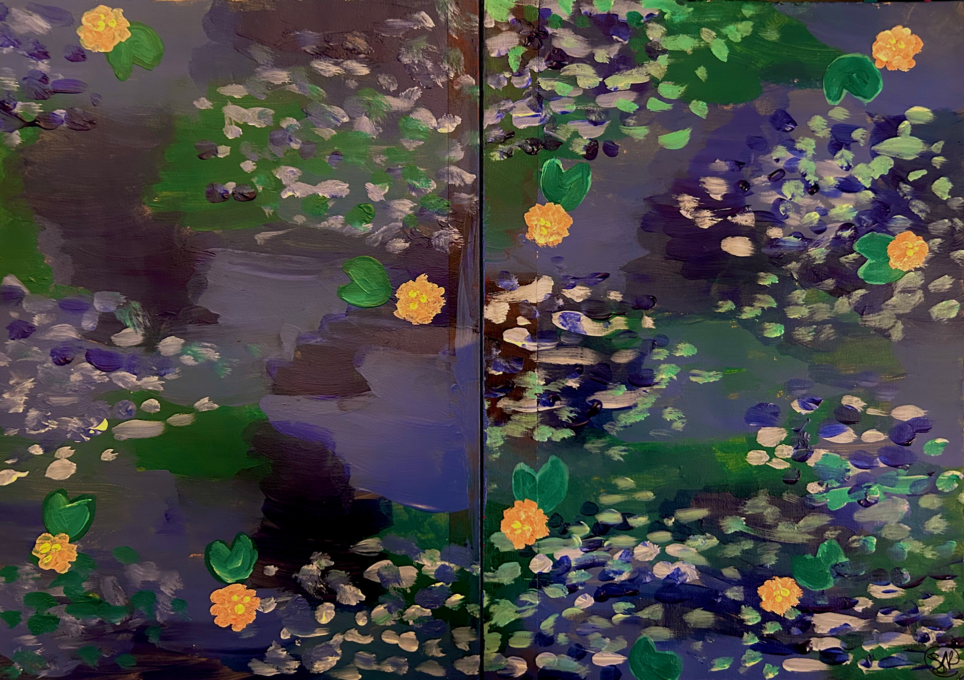 Painting on a Notebook