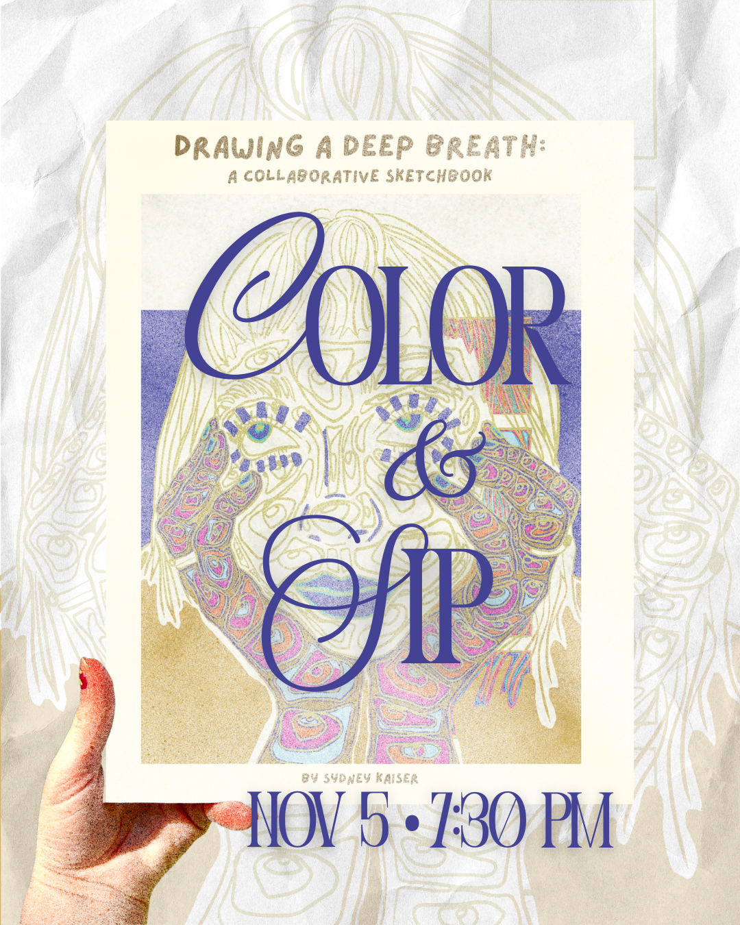 Color & Sip Workshop