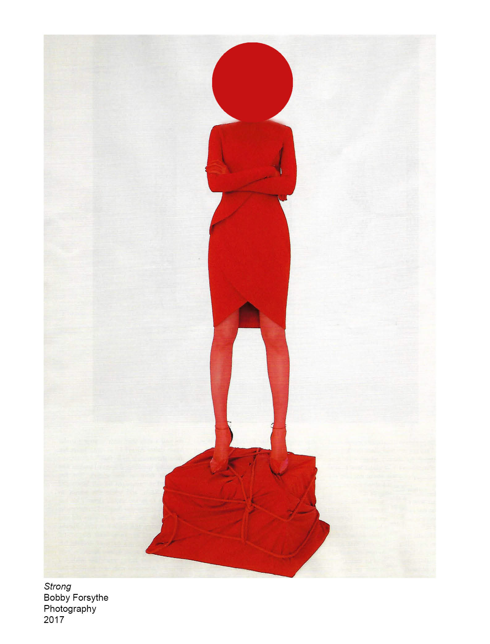 Strong, Bobby Forsythe, 2017. Exhibited in 'Beneath the Skin' 2018