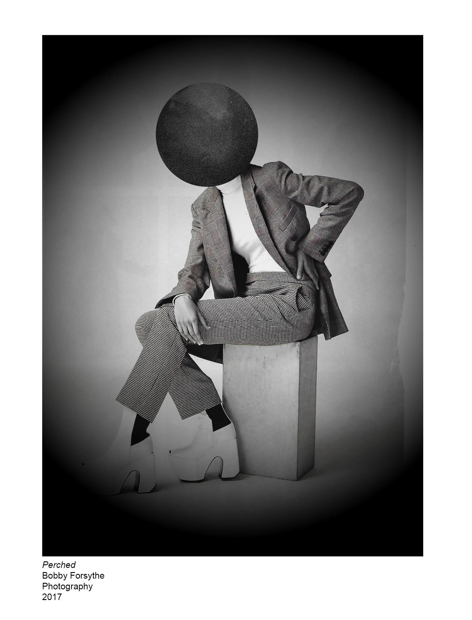 Perched, Bobby Forsythe, 2017. Exhibited in 'Beneath the Skin' 2018