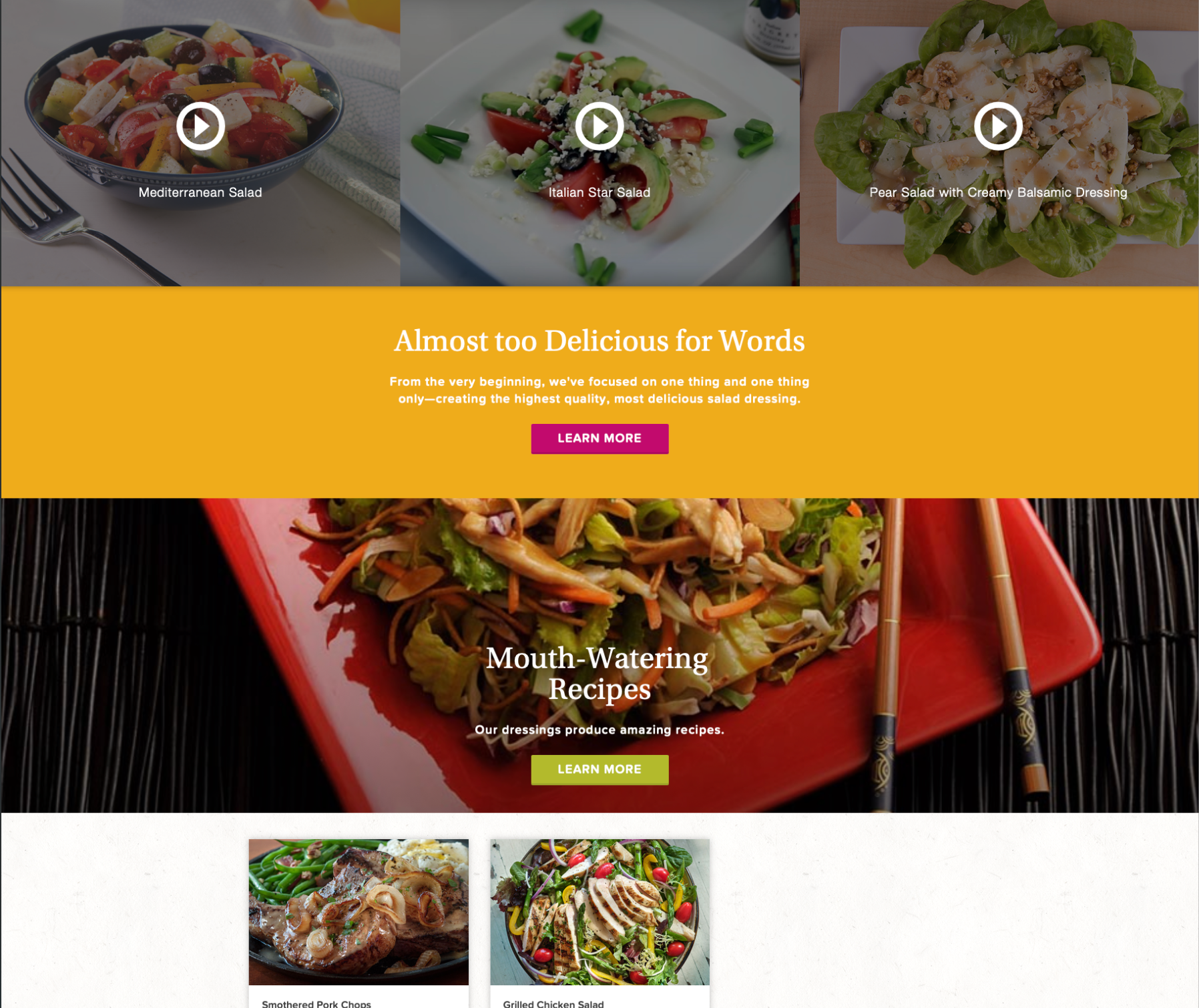 Parallax scrolling