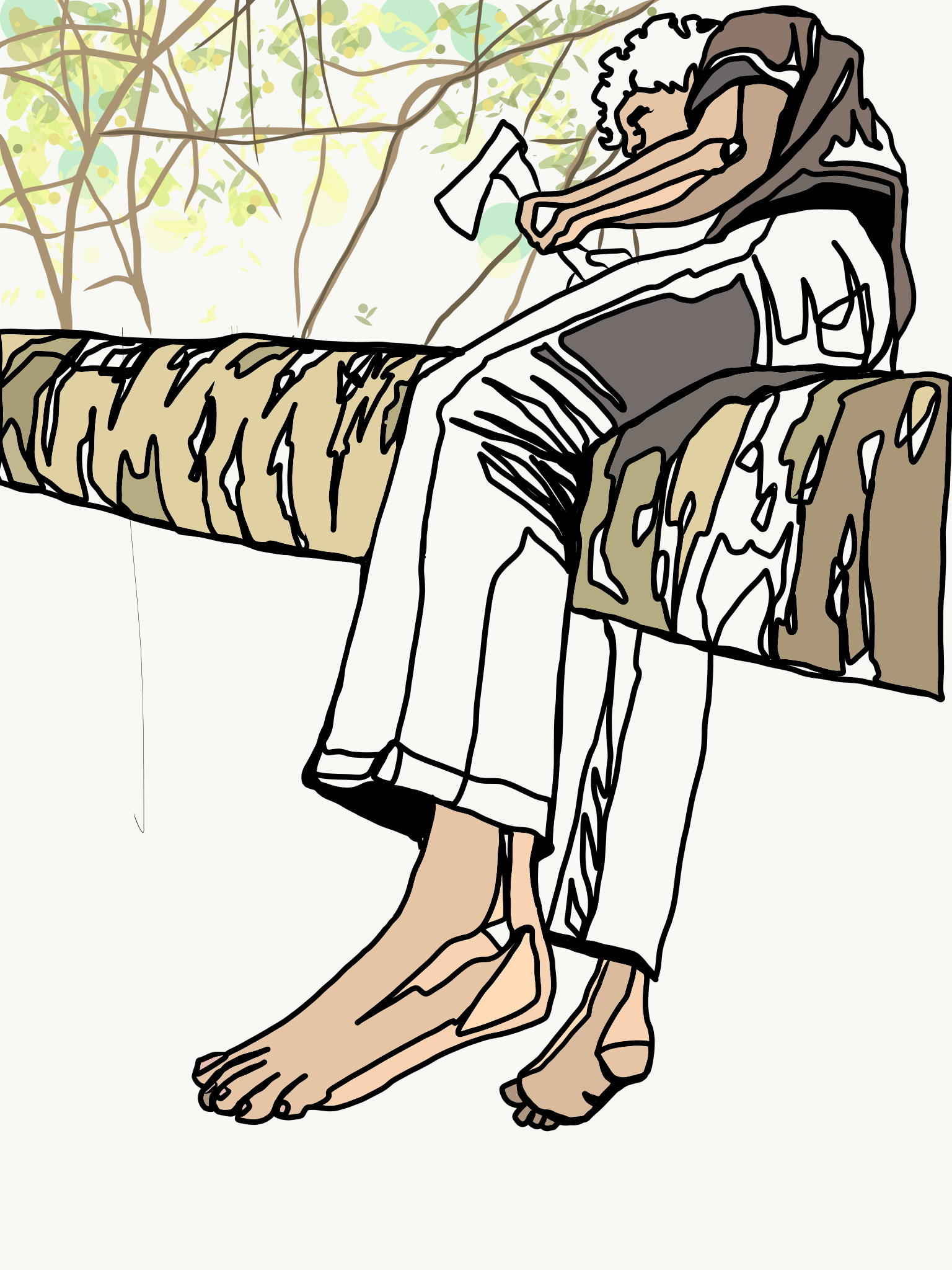 Harvesting Birchbark
