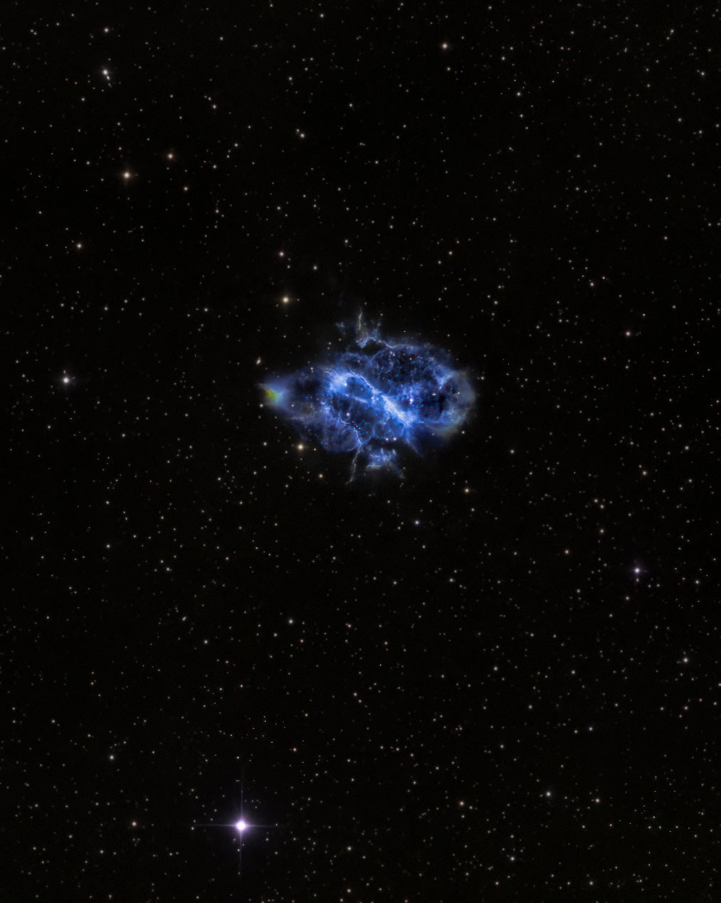 NGC 5189 NEBULOSA PLANETARIA "ESPIRAL" pag 210 