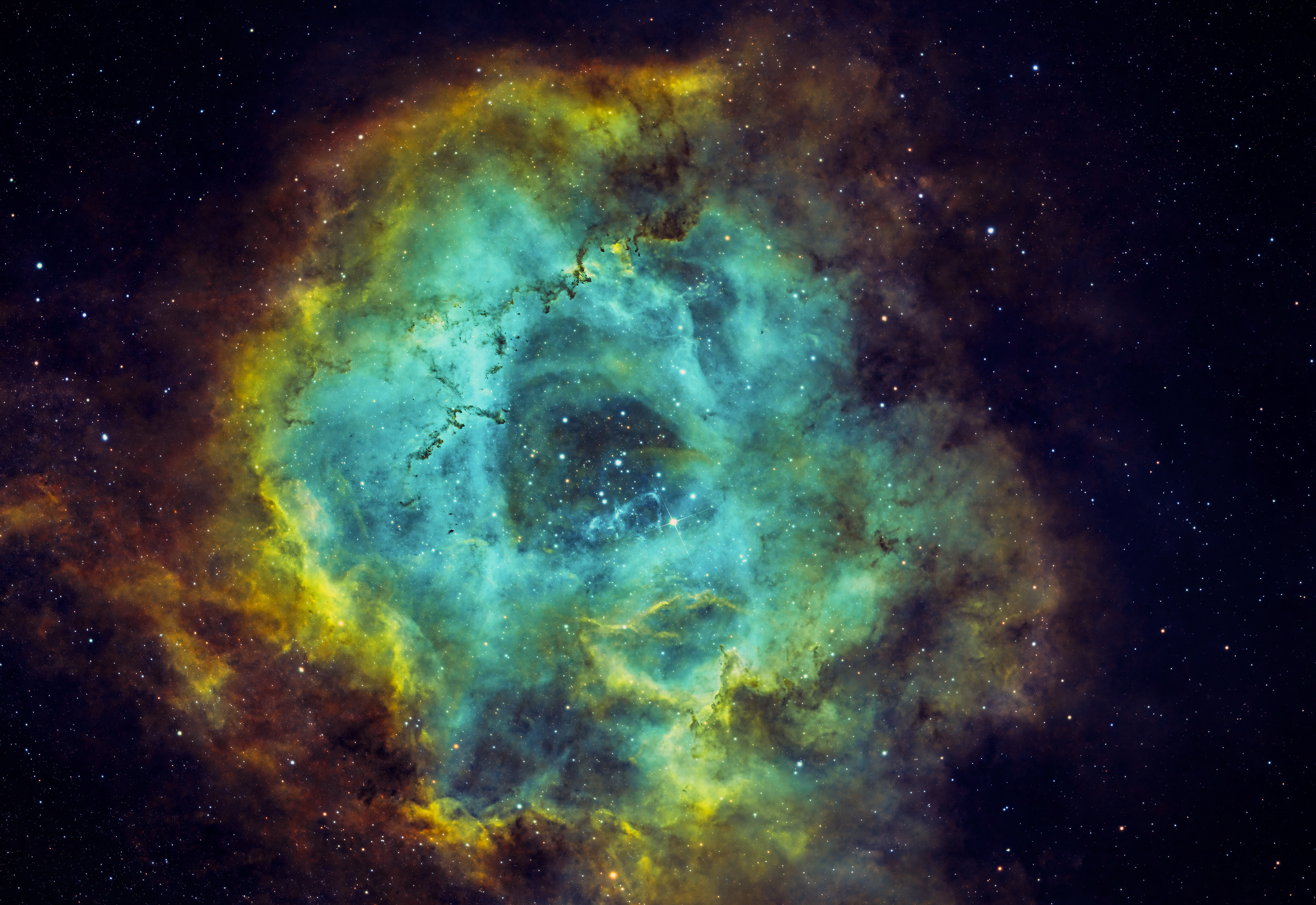 NEBULOSA ROSETA  NGC 2237 – NGC 2244 (complejo nebular)