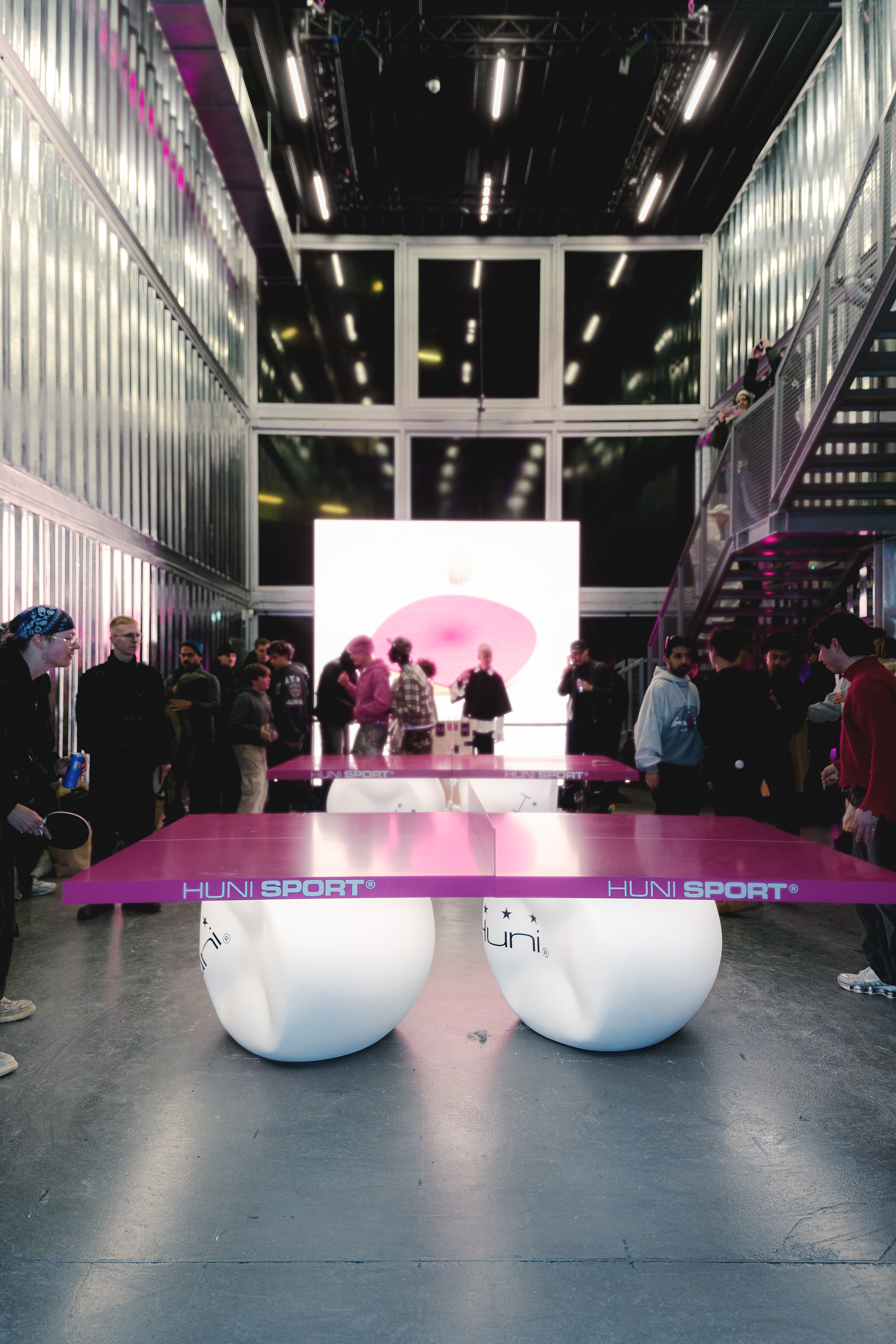Huni Ping Pong Pop Up Event