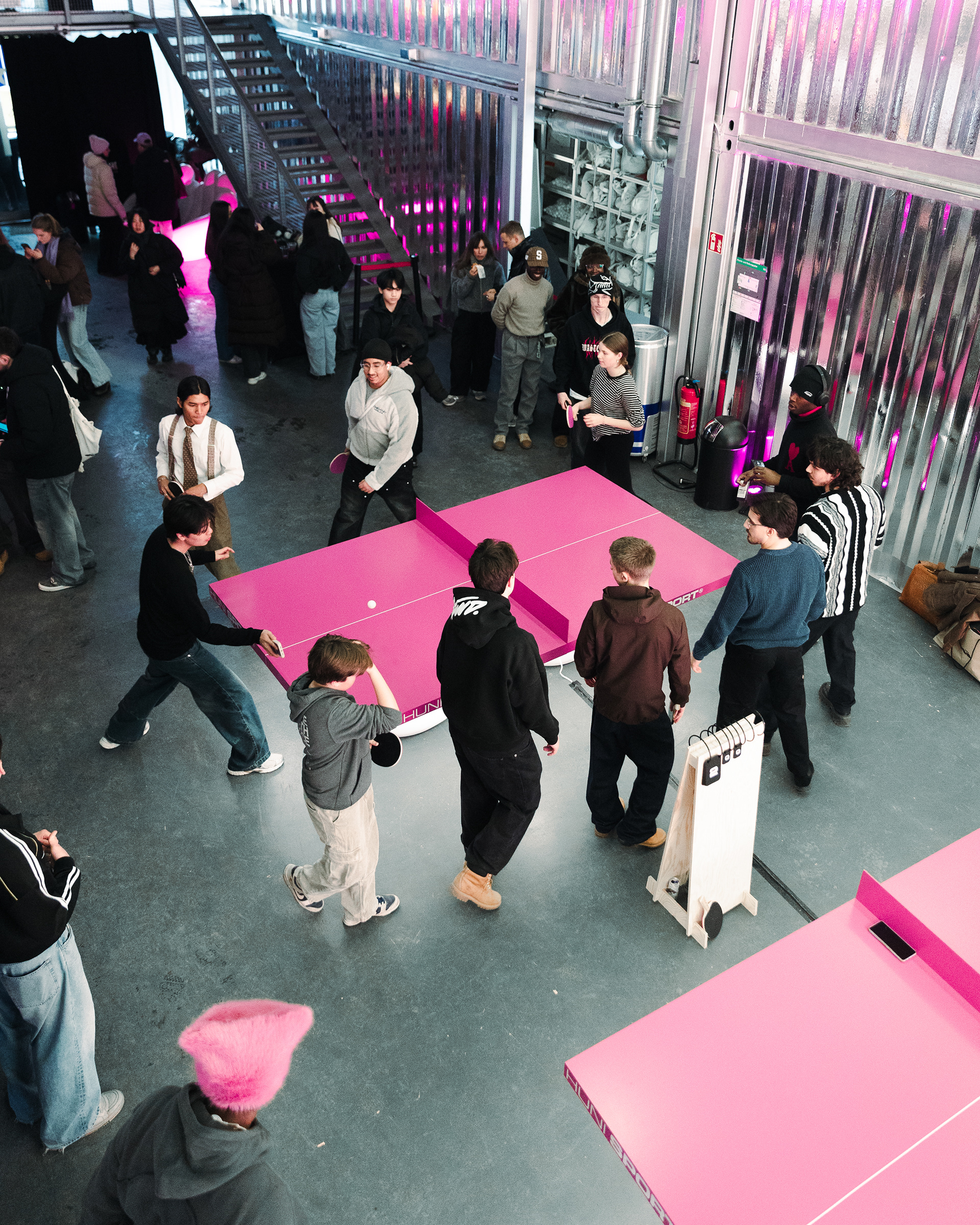 Huni Ping Pong Pop Up Event