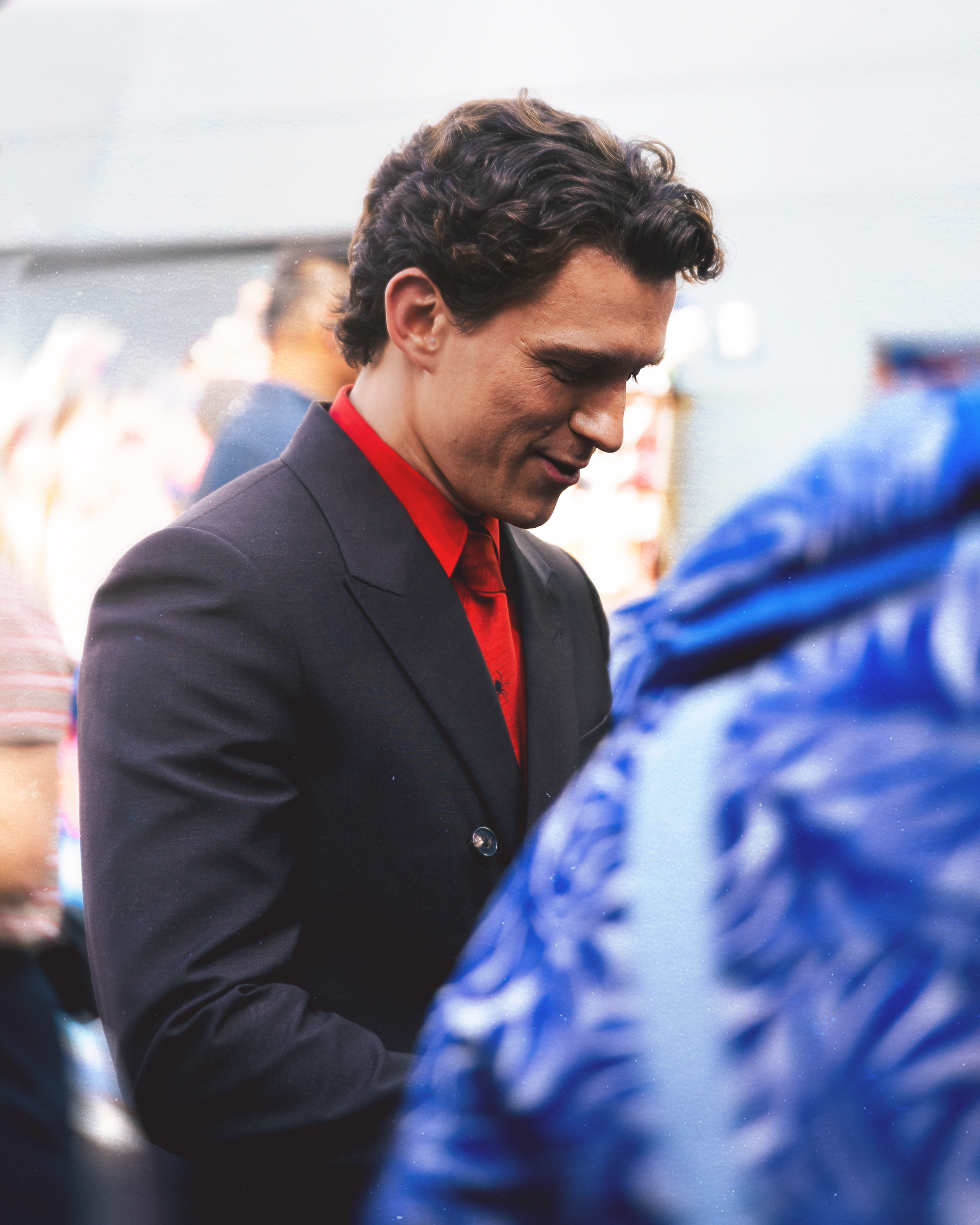 Tom Holland at the Spiderman Brand New Day Fanevent in Berlin