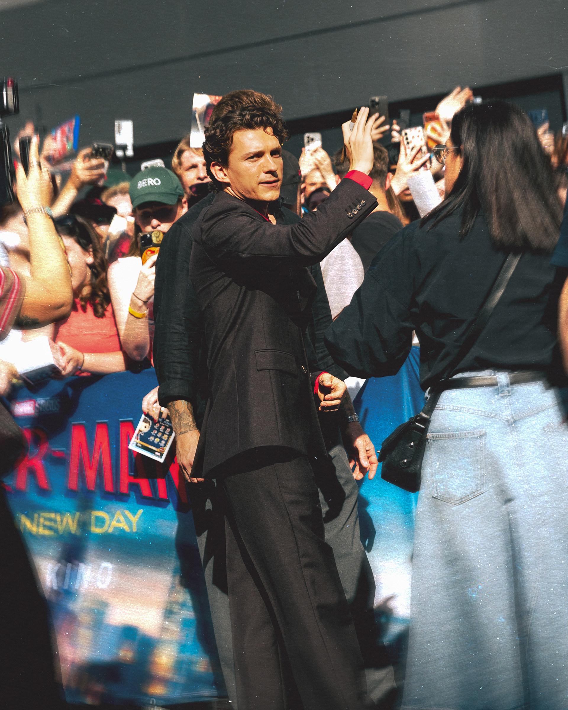 Tom Holland at the Spiderman Brand New Day Fanevent in Berlin