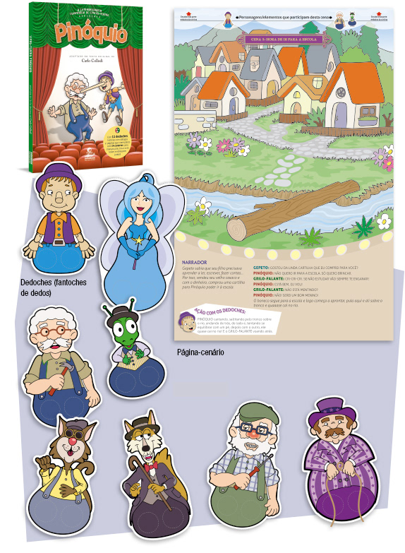 Page-Scene and Finger Puppets