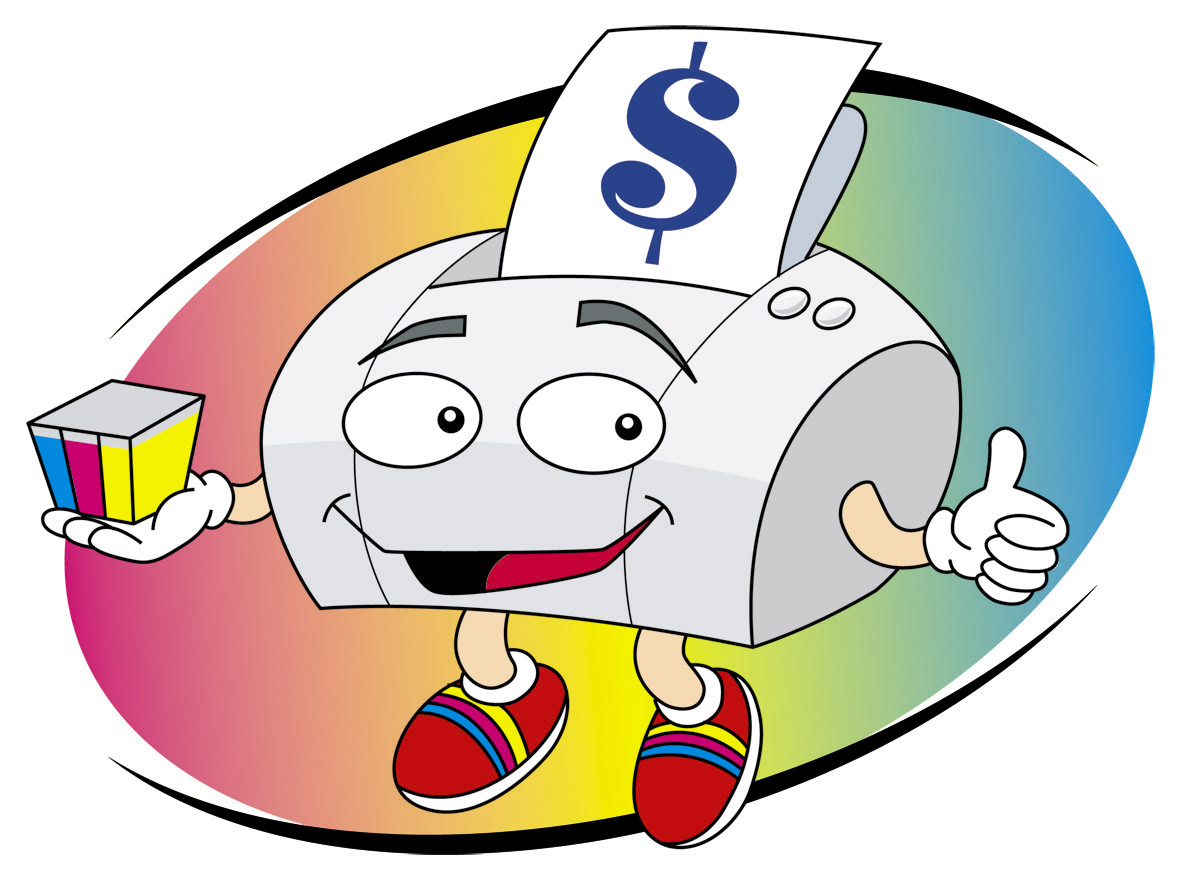 Mascot for a Ink Cartridge Maintenance Company