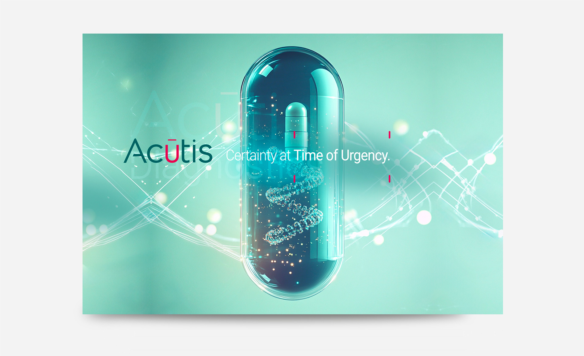 Presentation slide template incorporating the redesigned logo and brand elements f